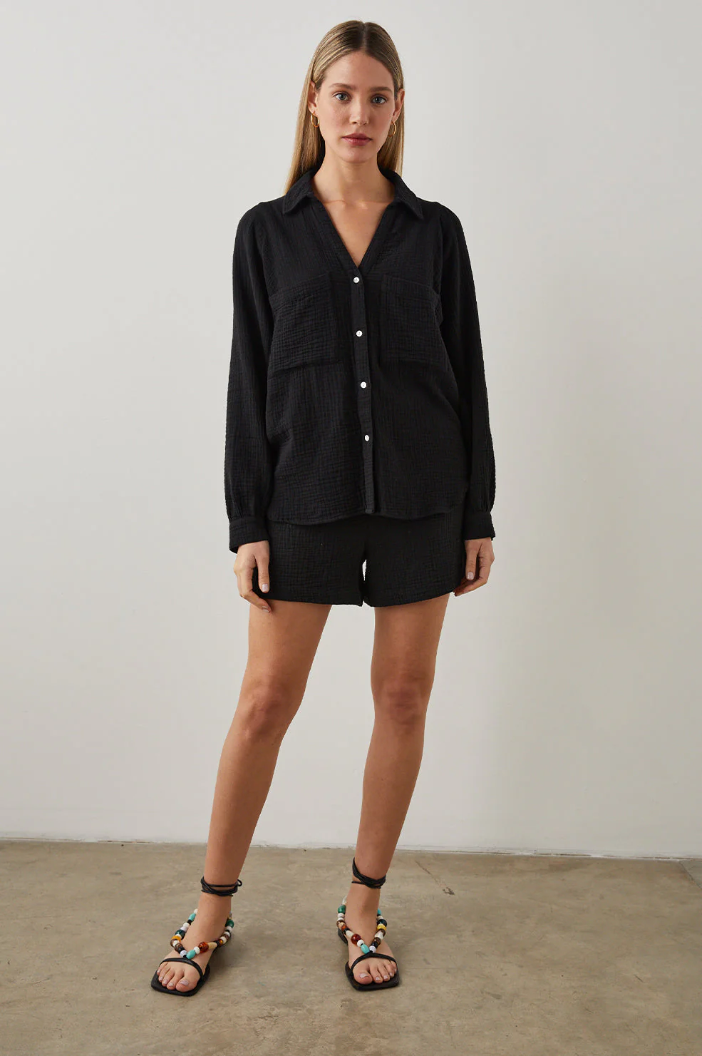 LAUREN SHIRT - BLACK - Image 3