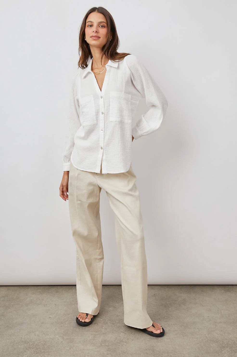 LAUREN SHIRT - WHITE - Image 3