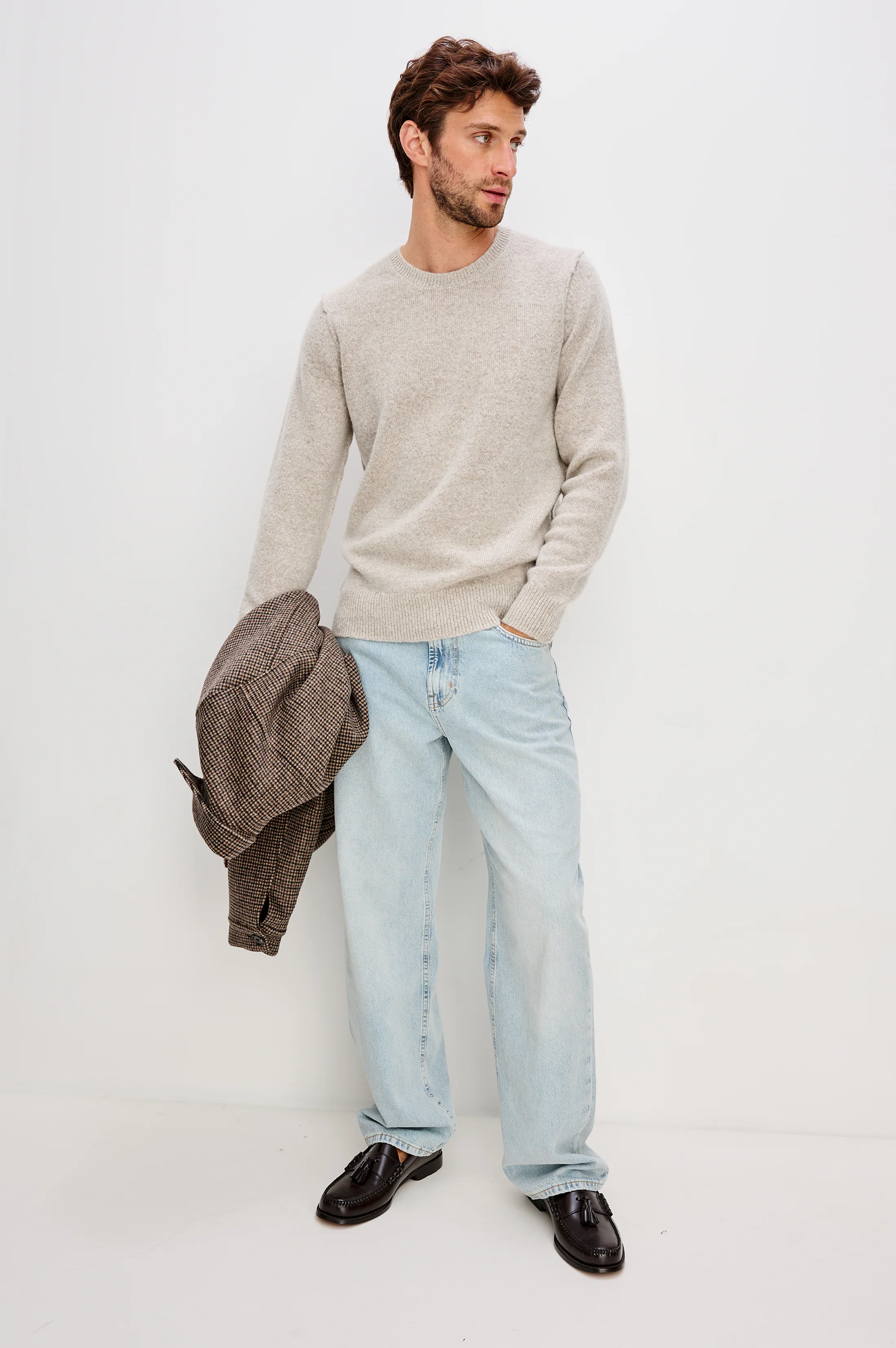 LAURENT SWEATER - SILVERLEAF - Image 2