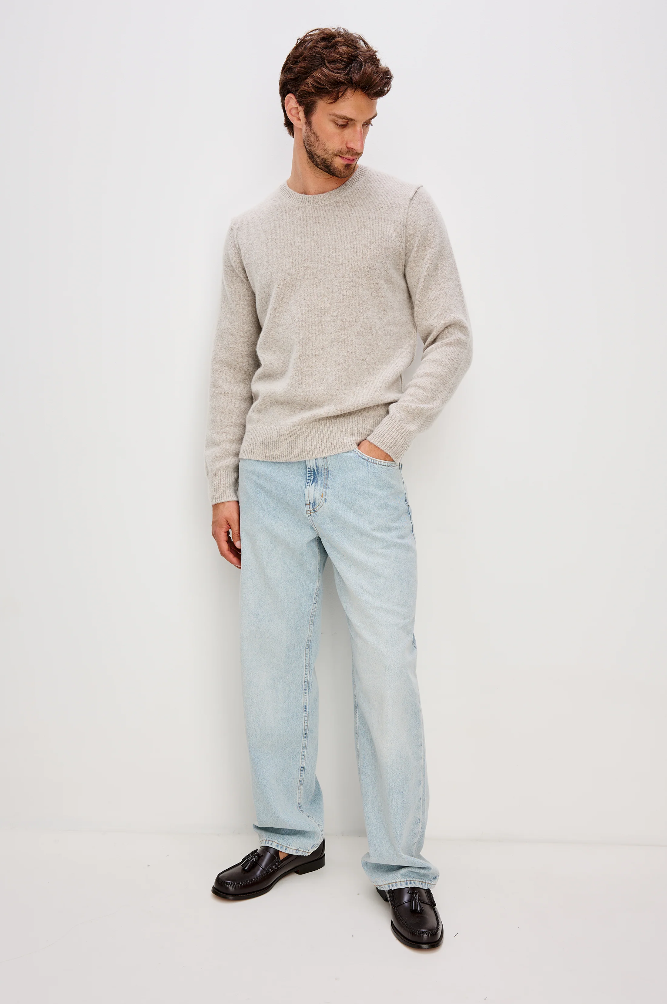 LAURENT SWEATER - SILVERLEAF - Image 4