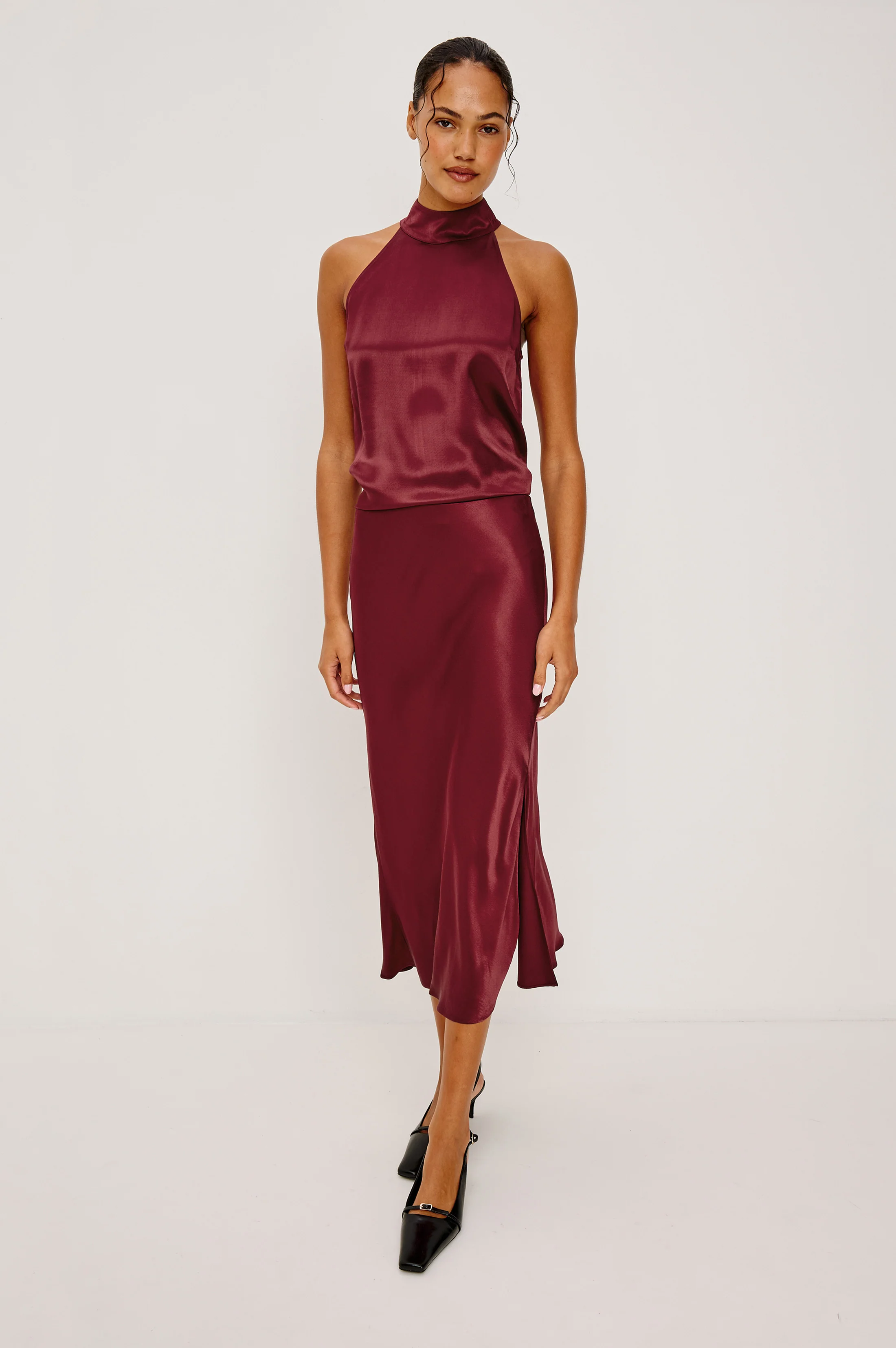 LEAH TOP - GARNET - Image 3