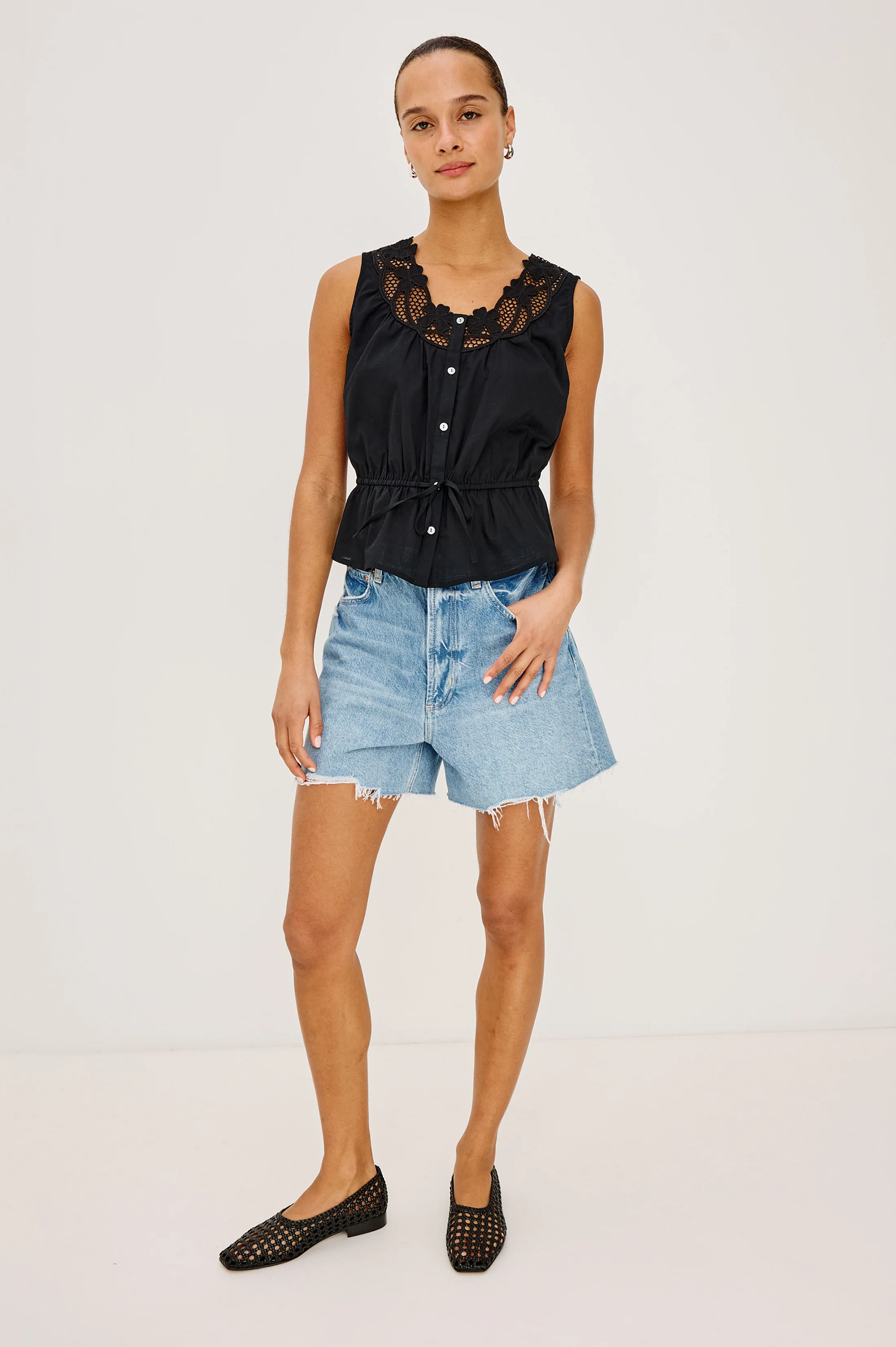 LEILANI TOP - BLACK - Image 3