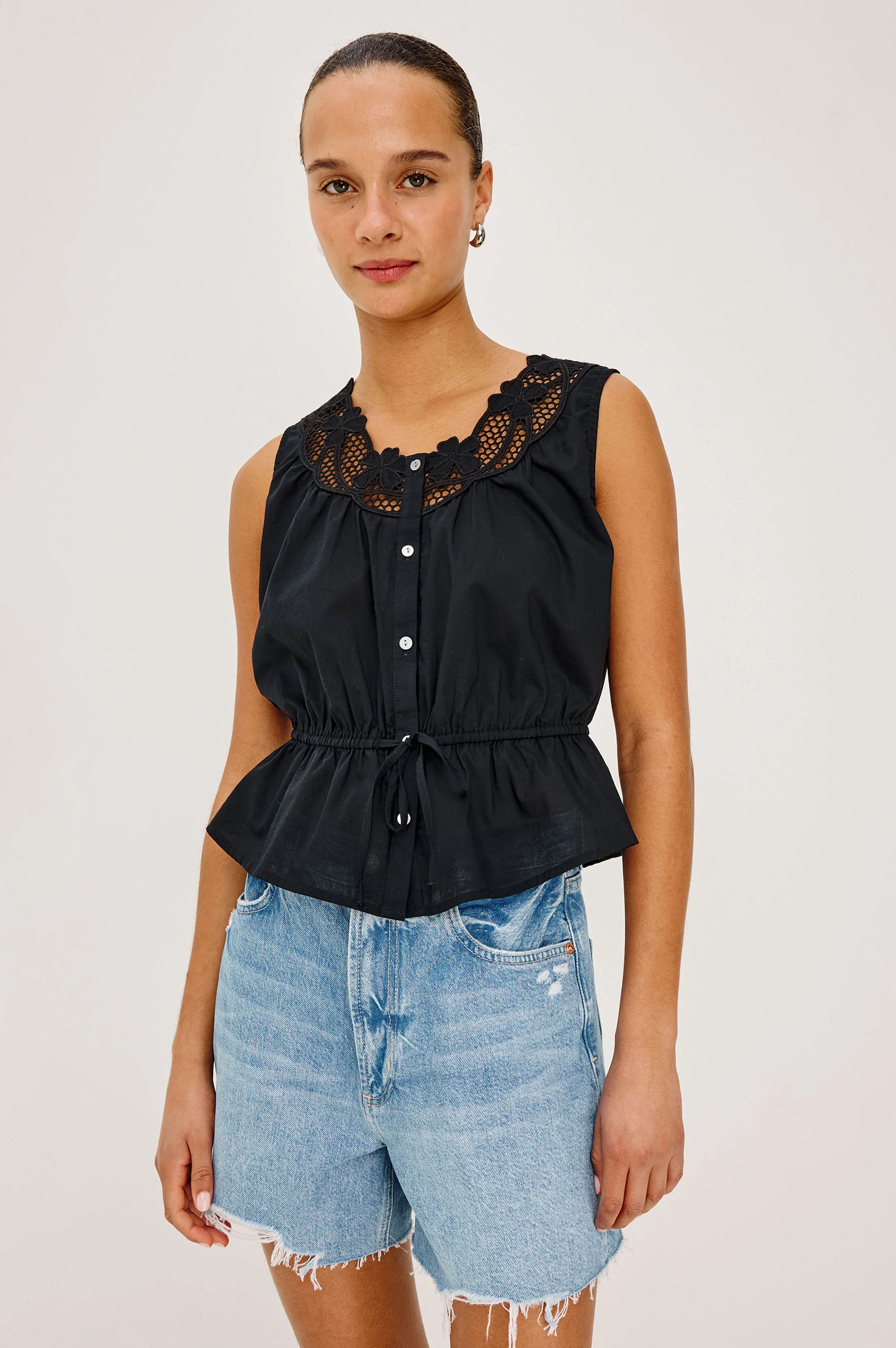 LEILANI TOP - BLACK - Image 4