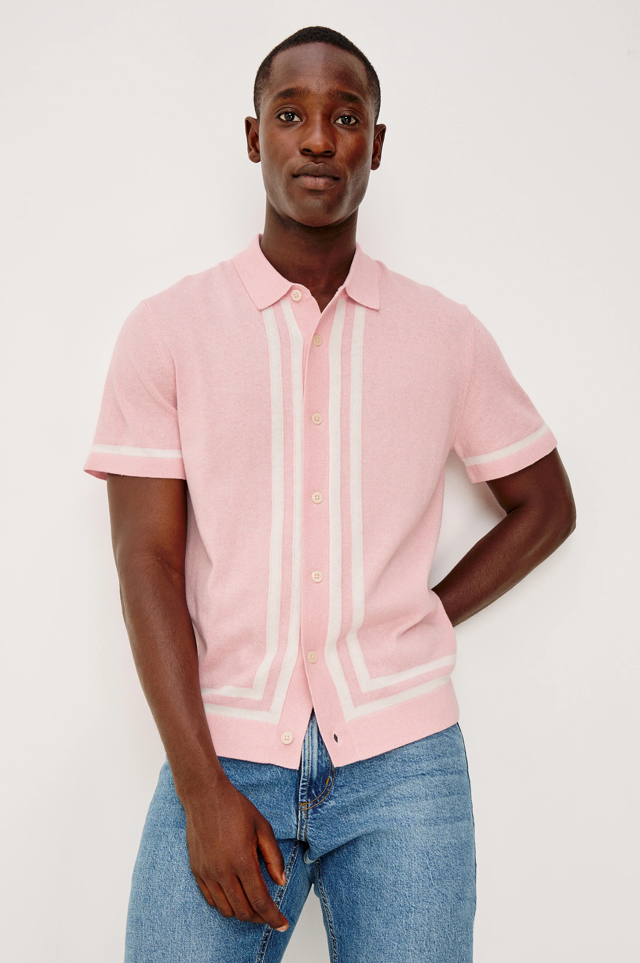 LEO SHIRT - ROSE MELANGE