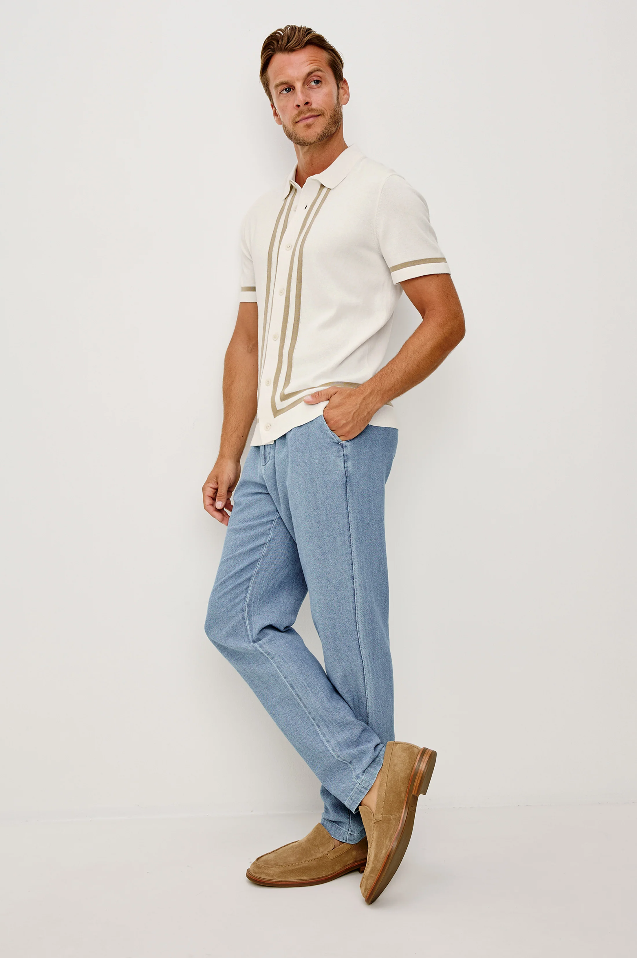 LEO SHIRT - WHITE CASHEW - Image 3