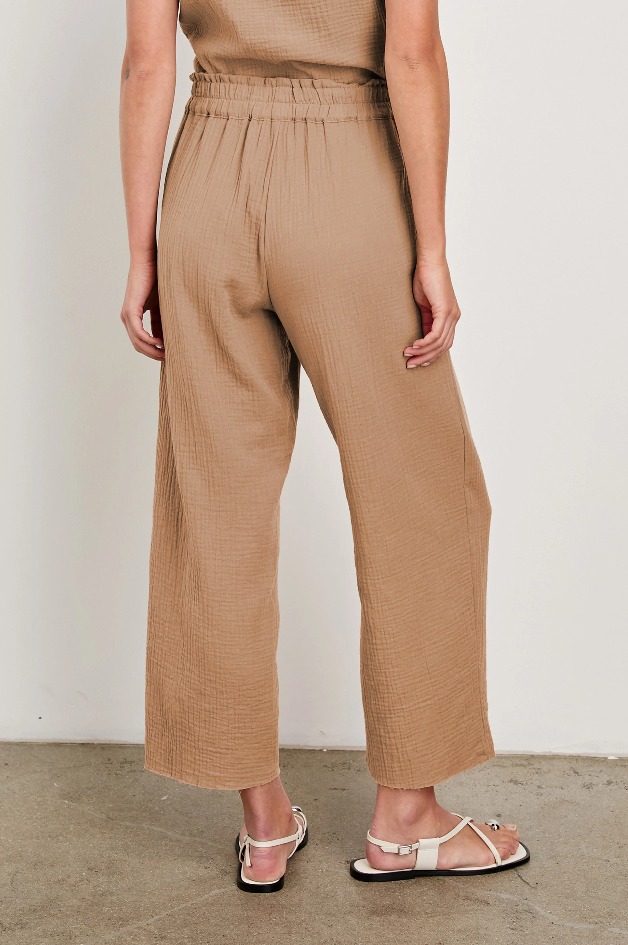 LEON CROP PANT - TAUPE - Image 2