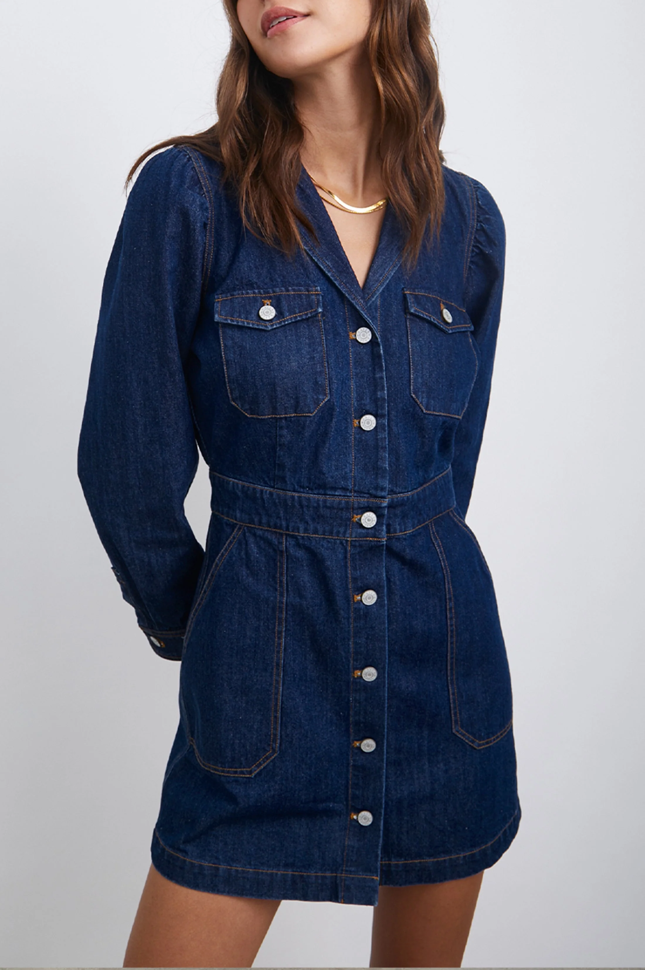 LISETTE DRESS - RAW DENIM