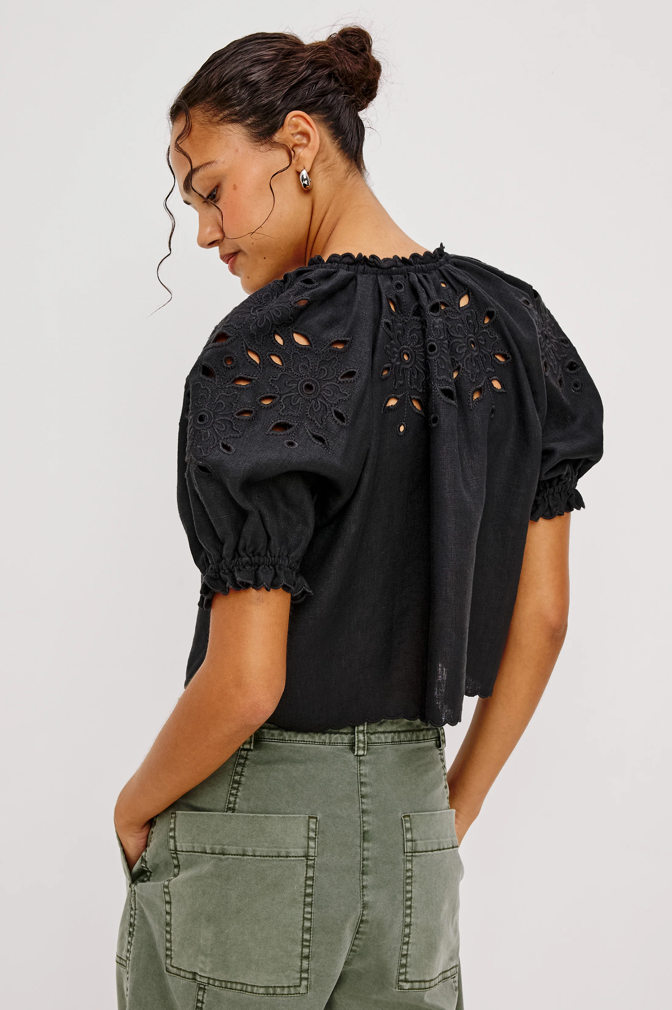 LIZBETH TOP - BLACK - Image 6