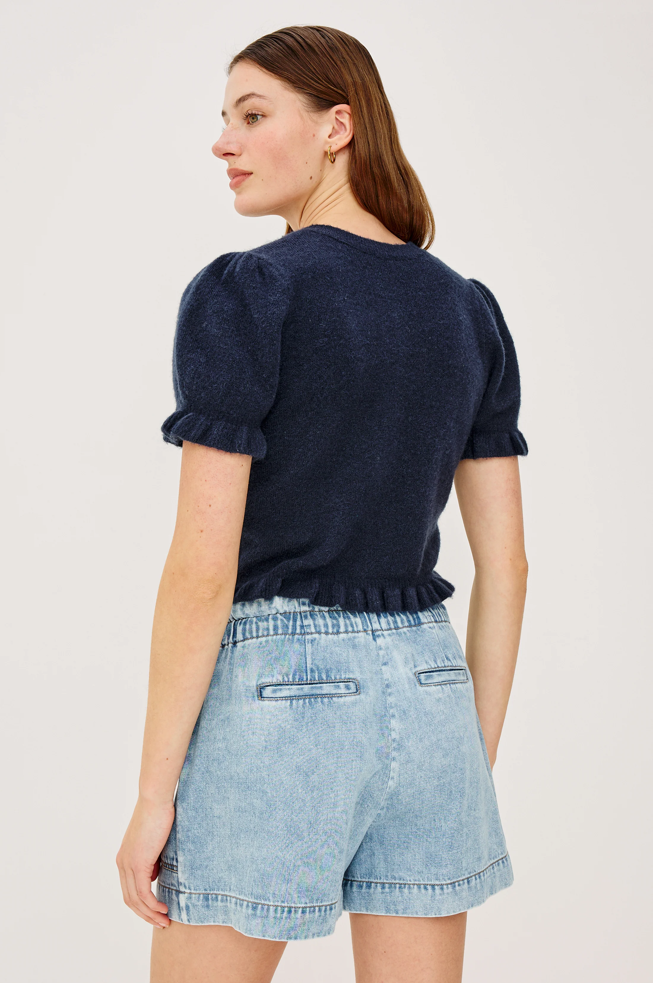 LORA TOP - NAVY - Image 4