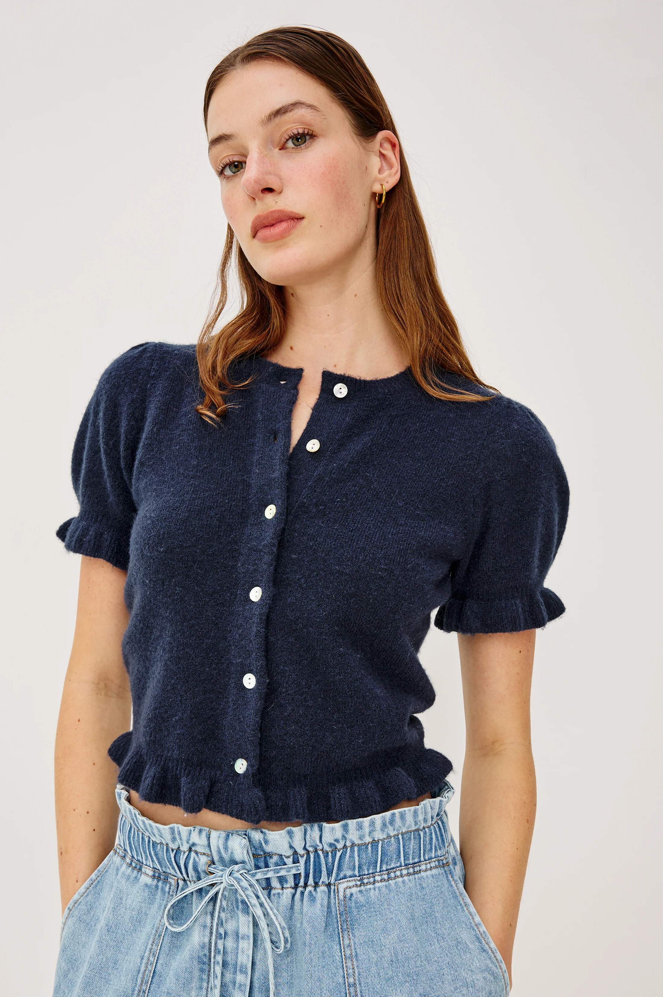 LORA TOP - NAVY - Image 5