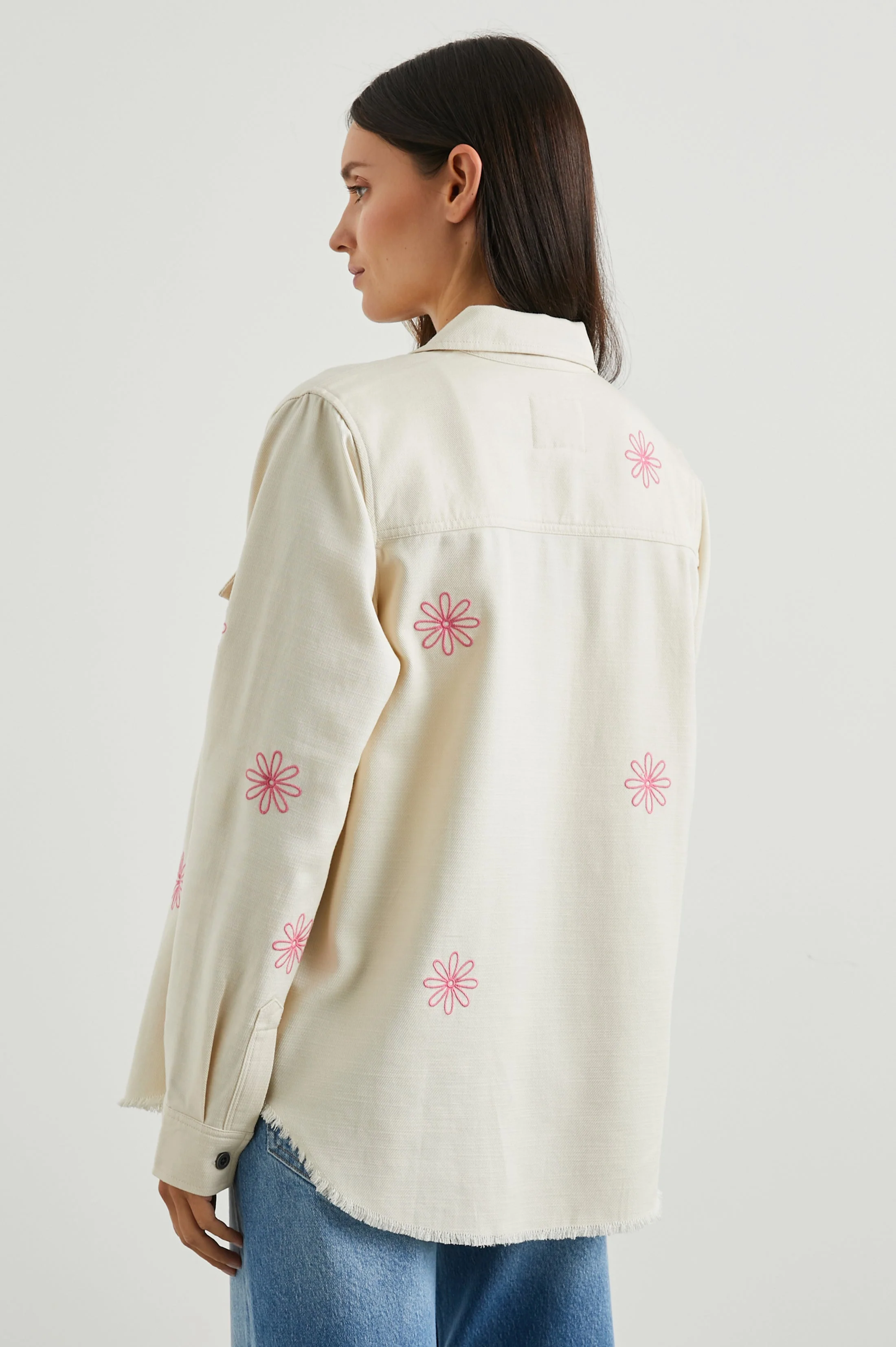 LOREN SHIRT JACKET - ECRU - Image 5