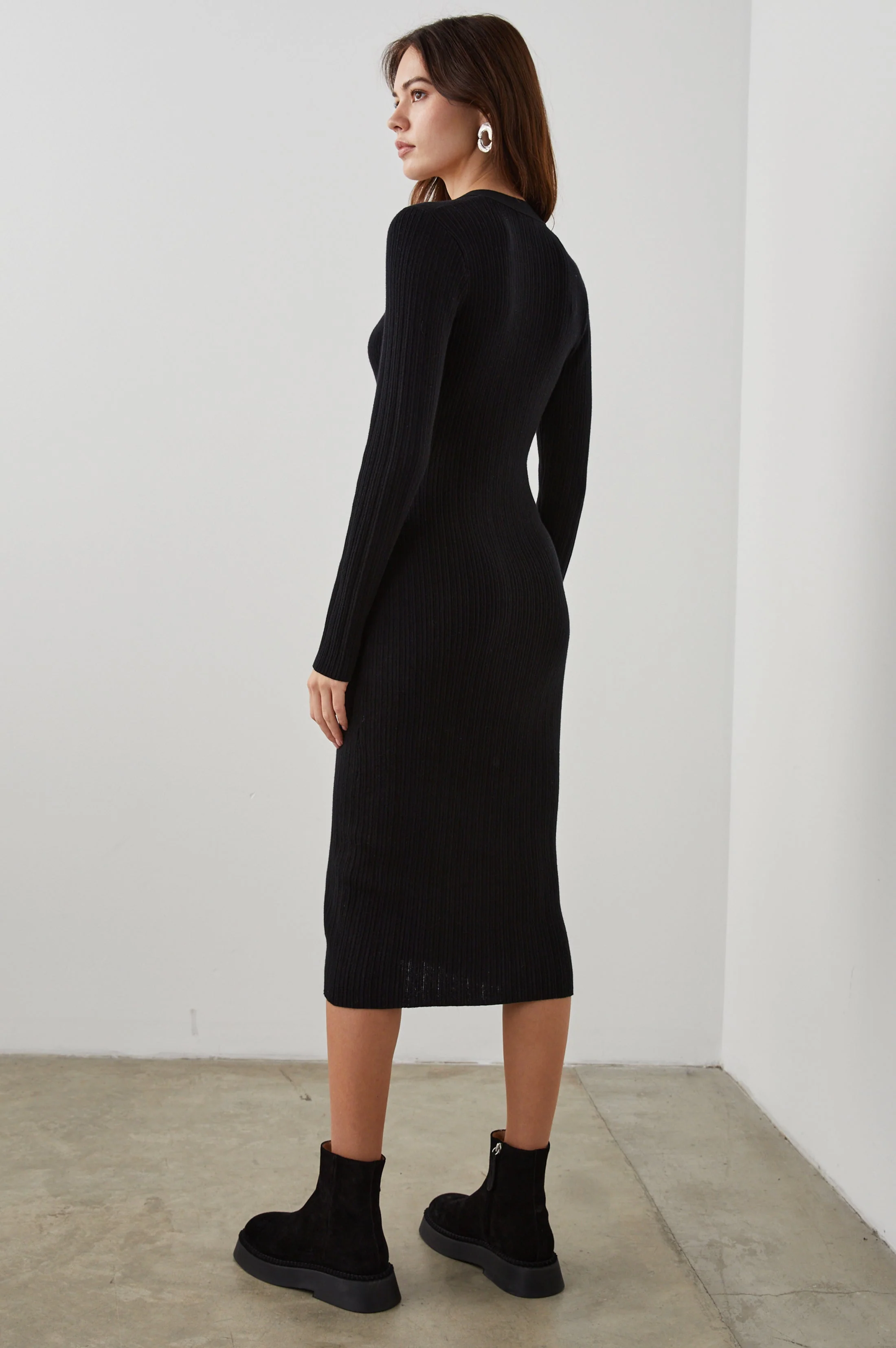 LORRAINE DRESS - BLACK - Image 5