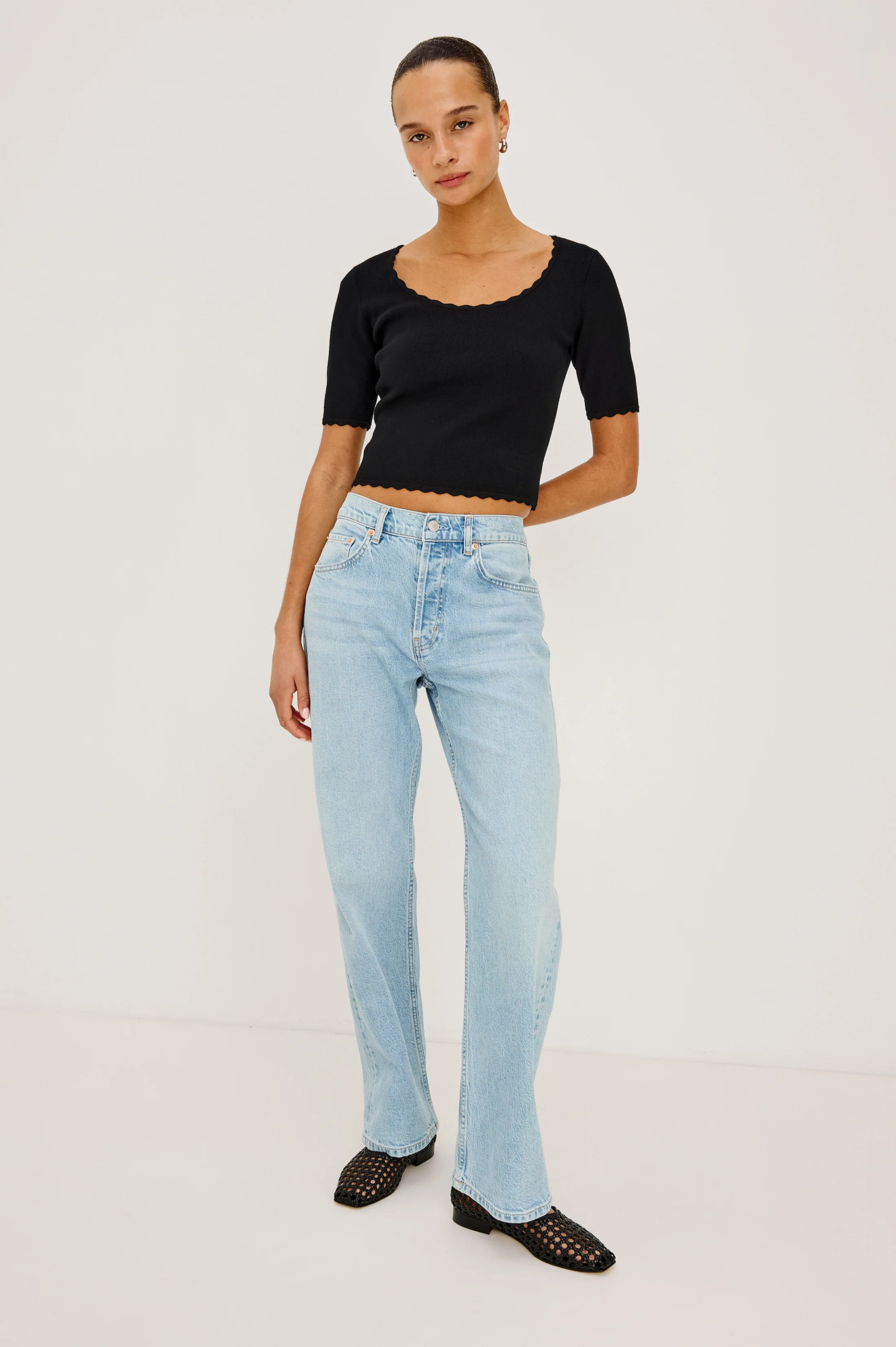 LOUANNA TOP - BLACK - Image 3