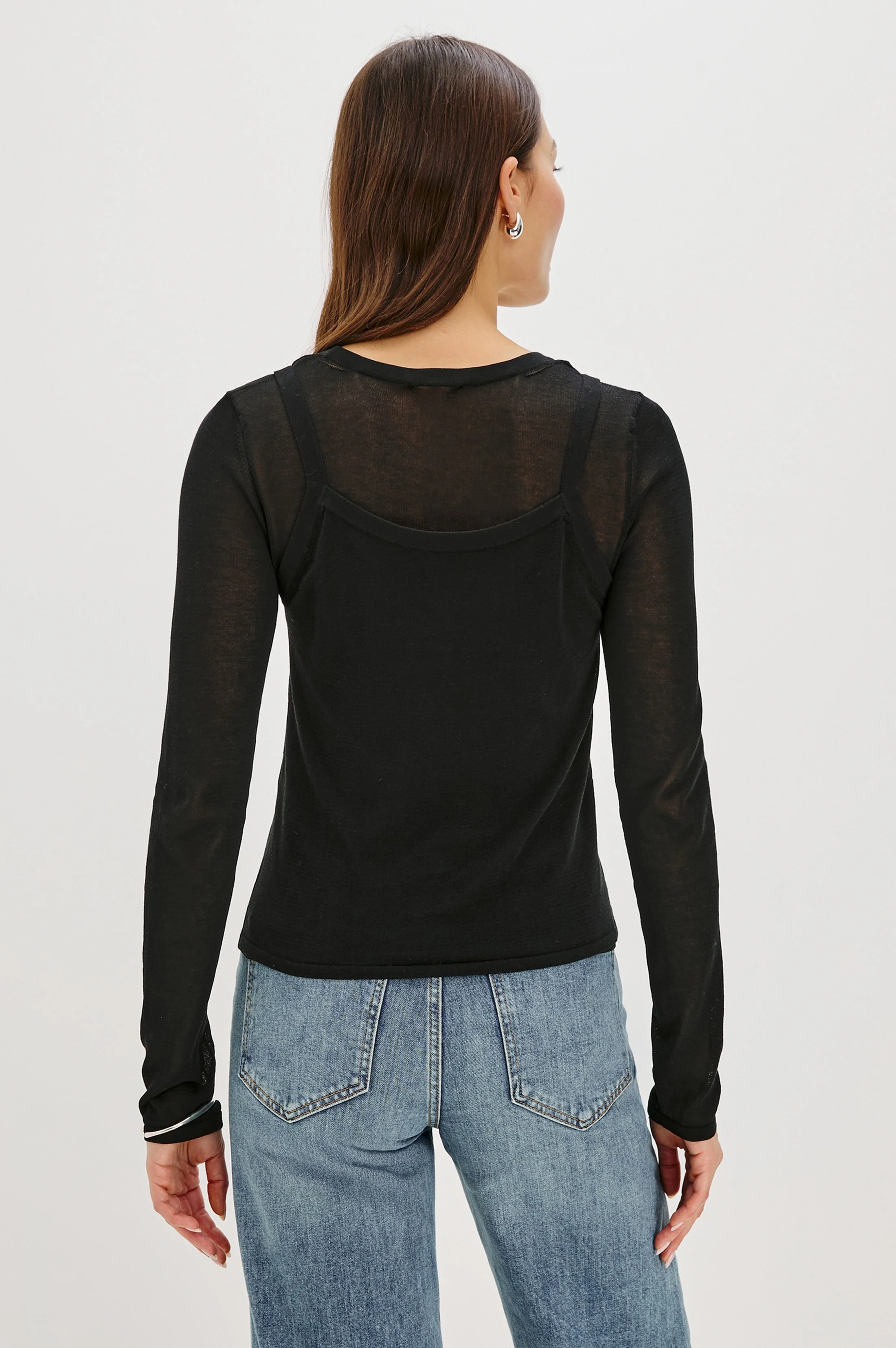 LOVISA TOP - BLACK - Image 5