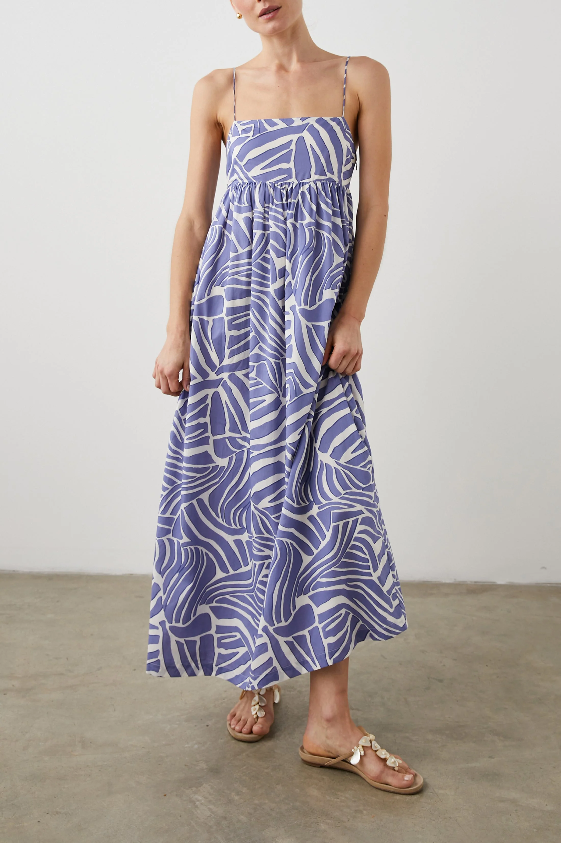 LUCILLE DRESS - ISLAND WAVES - Image 3