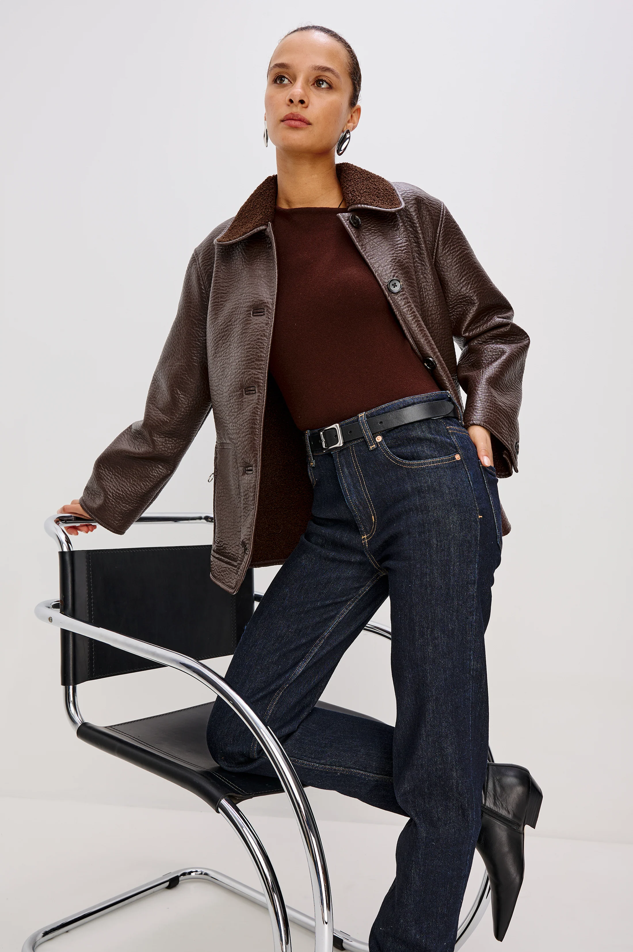 LUIS JACKET - WALNUT - Image 4