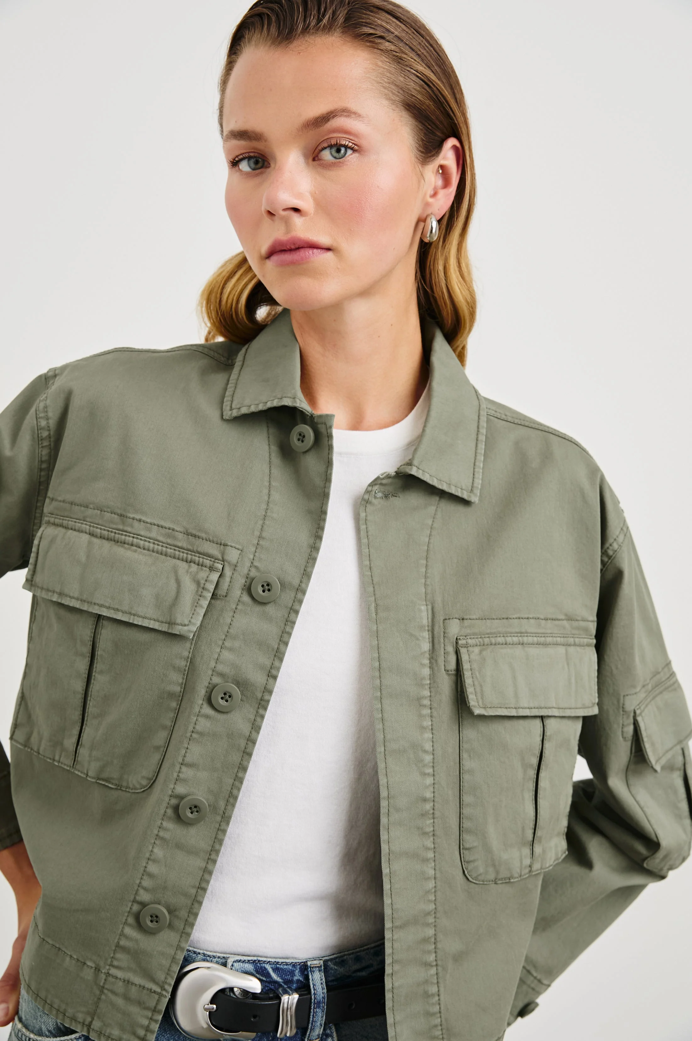MADISON JACKET - DARK OLIVE - Image 2