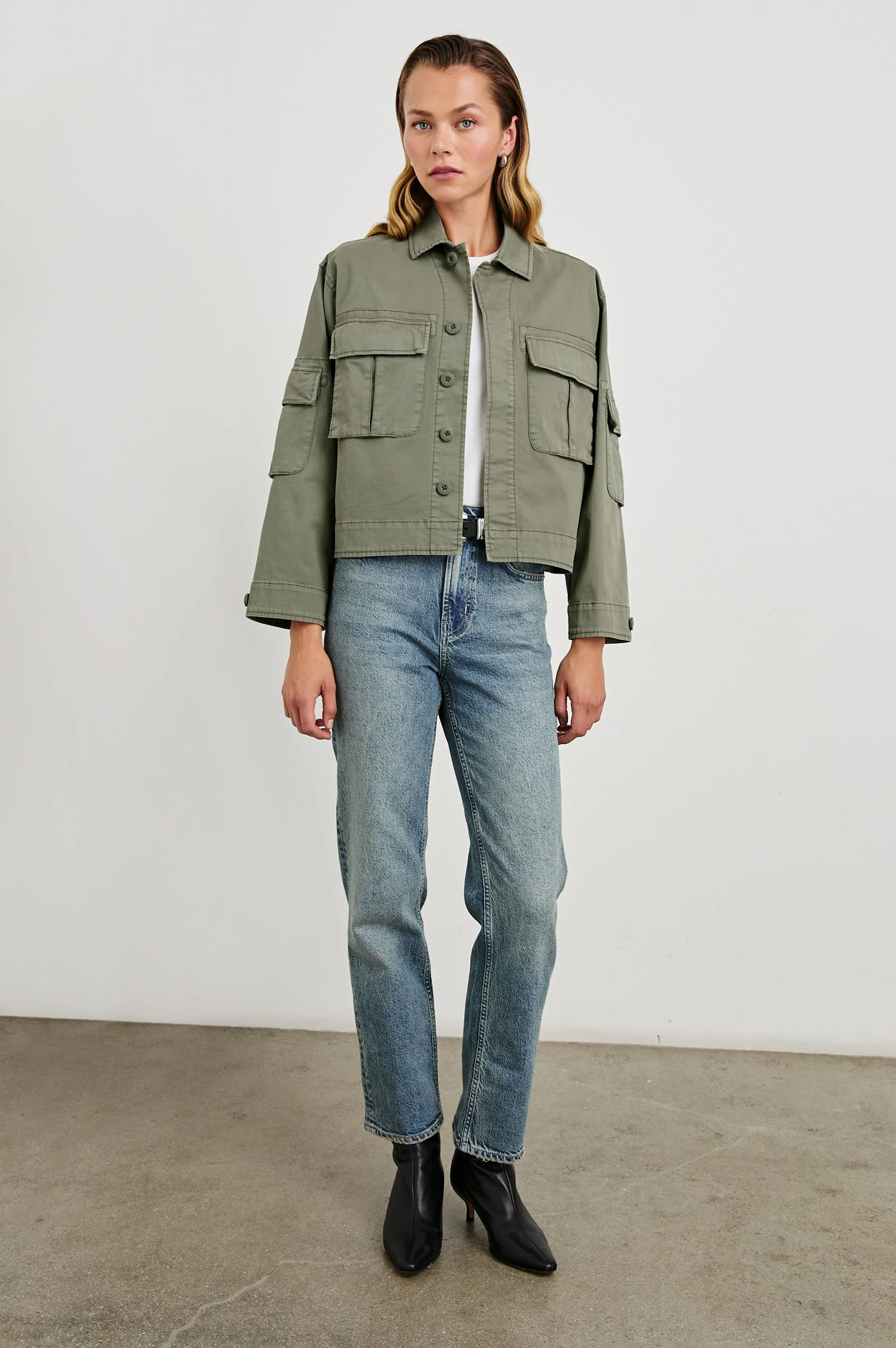 MADISON JACKET - DARK OLIVE - Image 3