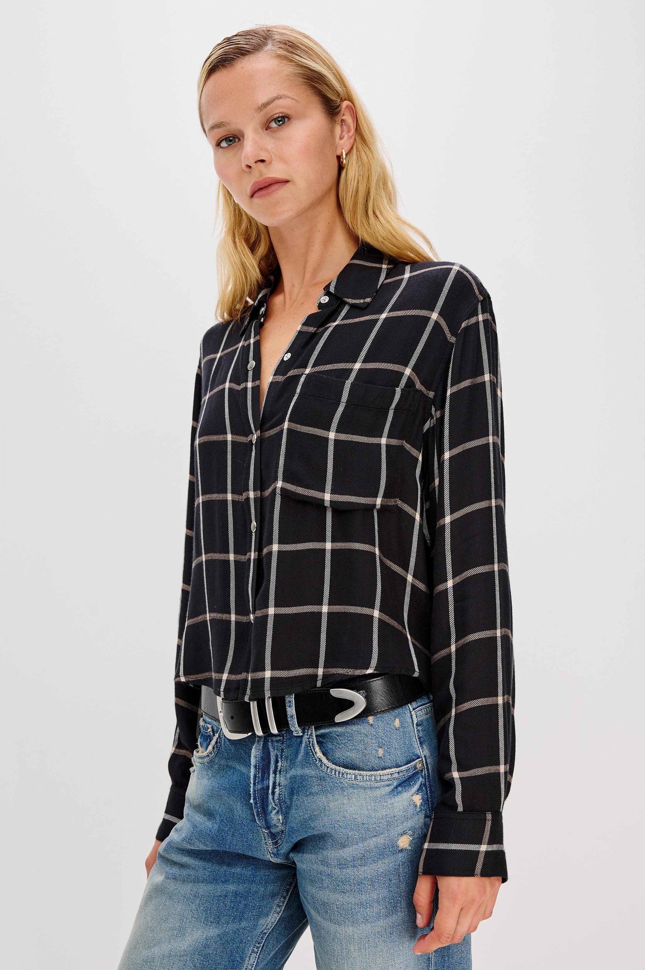 MALIN SHIRT - ONYX SAND BIRCH - Image 4