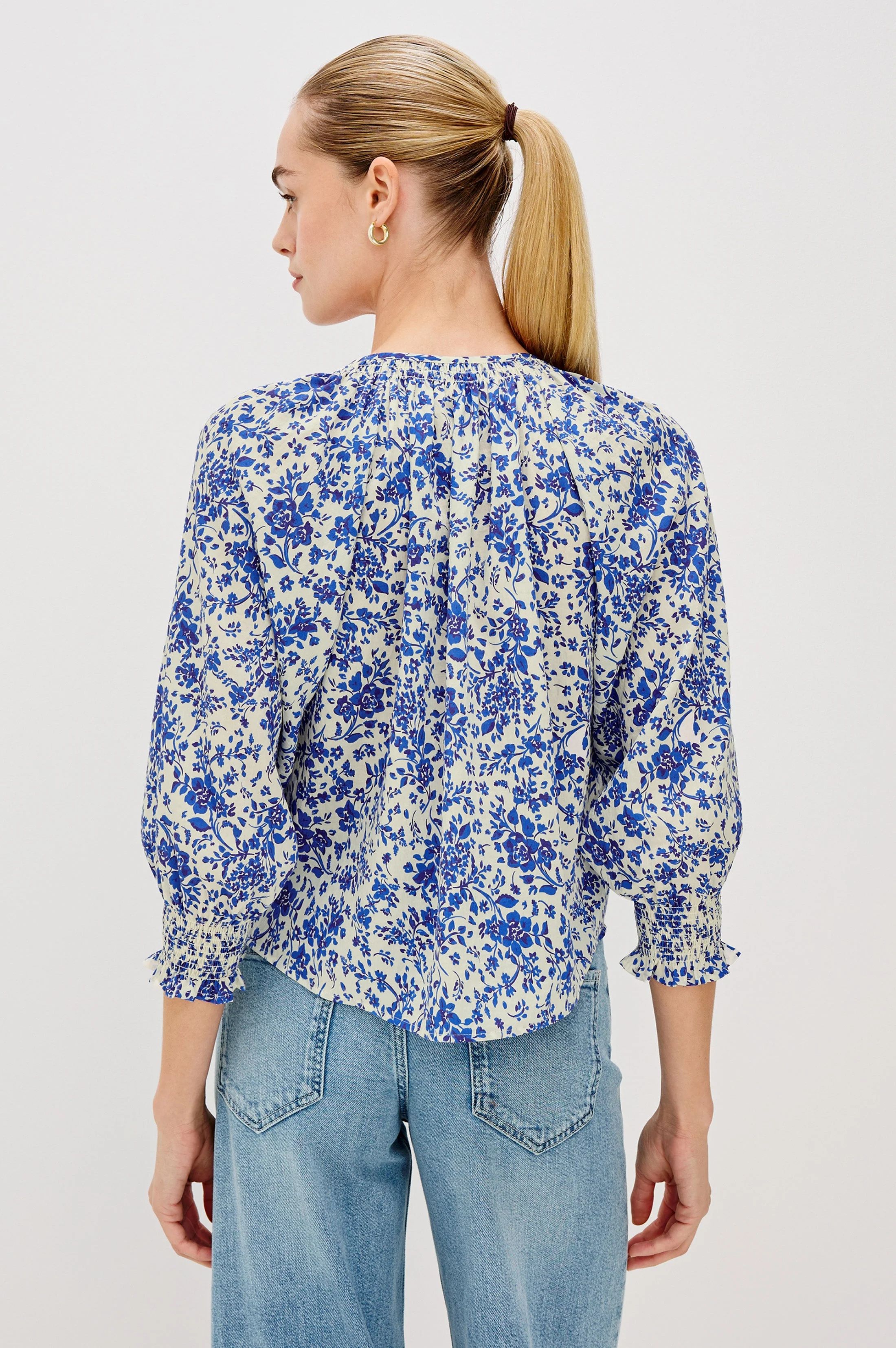 MARIAH SHIRT - BLUE MARGUERITE - Image 5