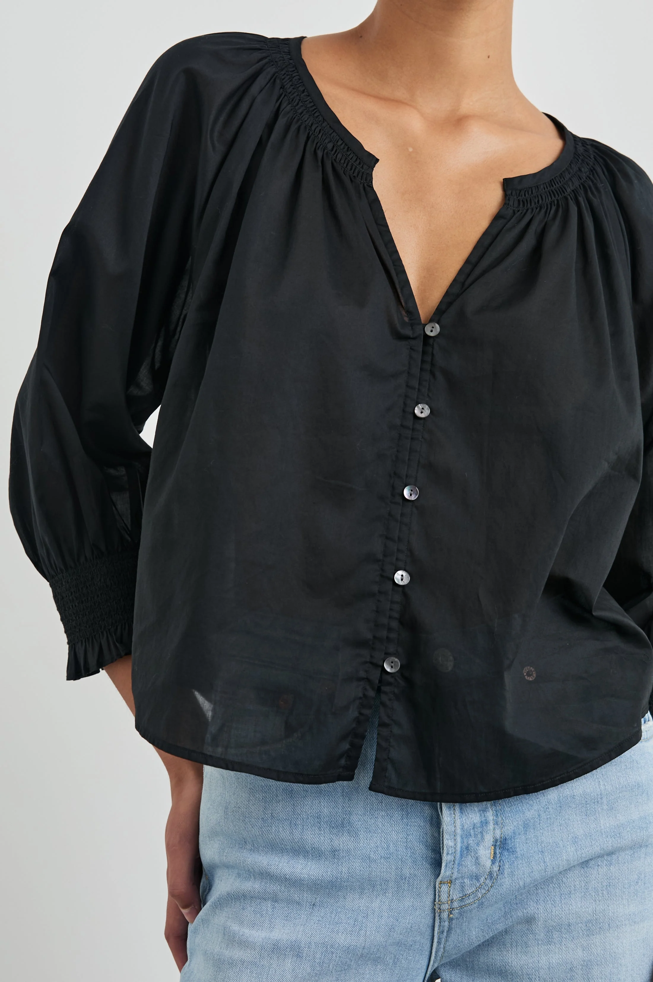 MARIAH TOP - TRUE BLACK - Image 2