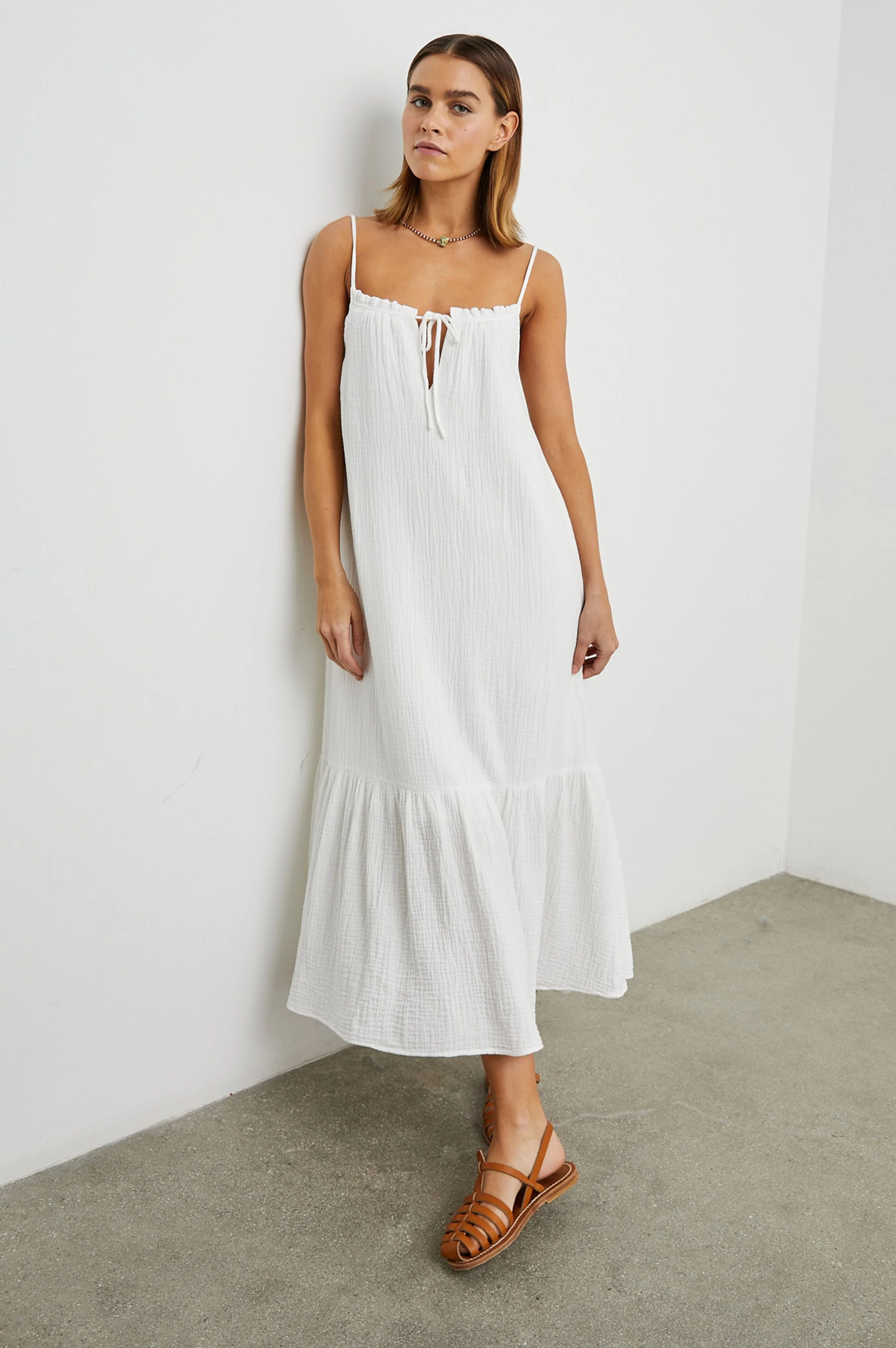 MARSEILLE DRESS - WHITE - Image 4