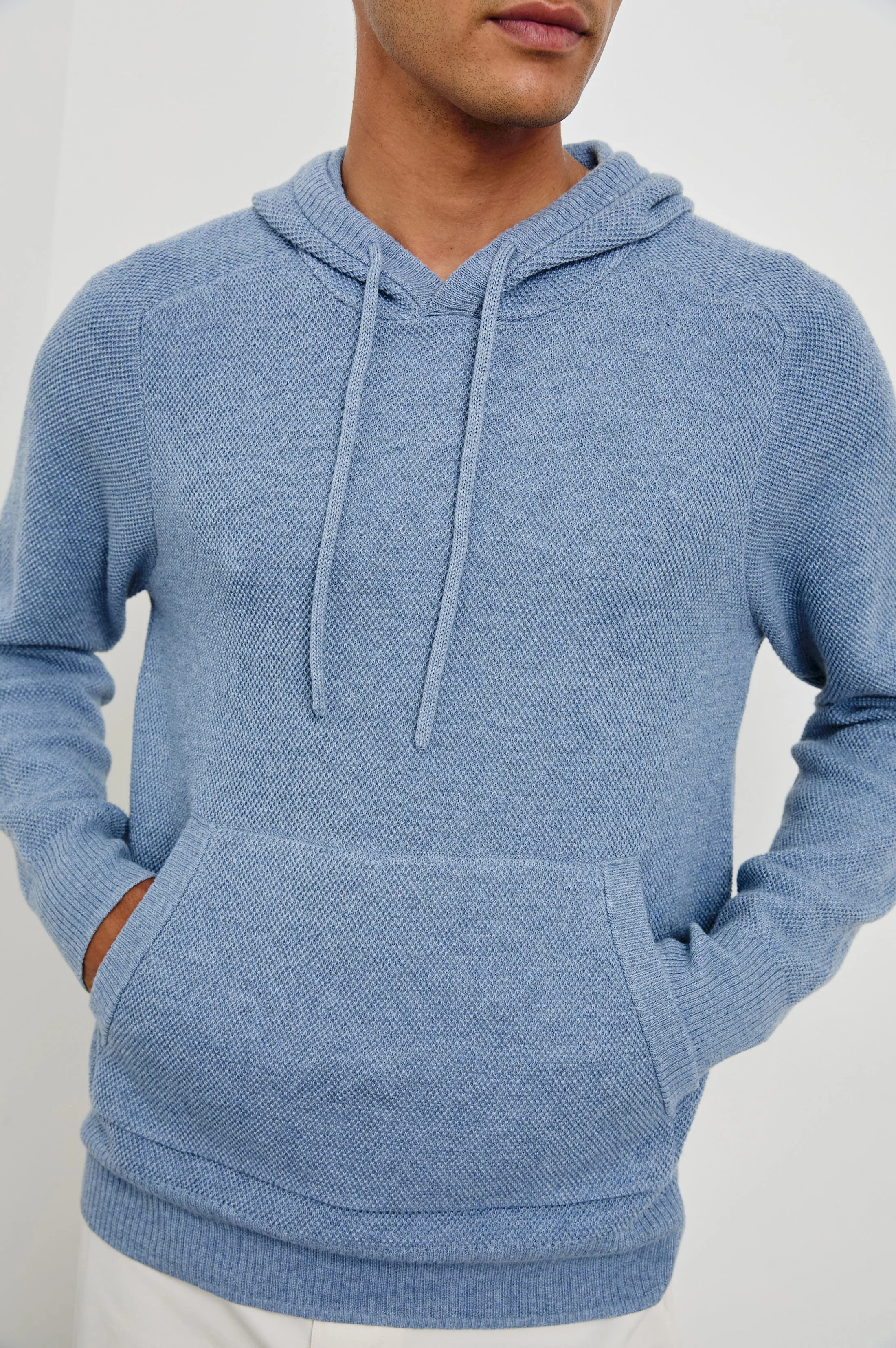 MATADOR HOODIE - LIGHT BLUE HEATHER - Image 3