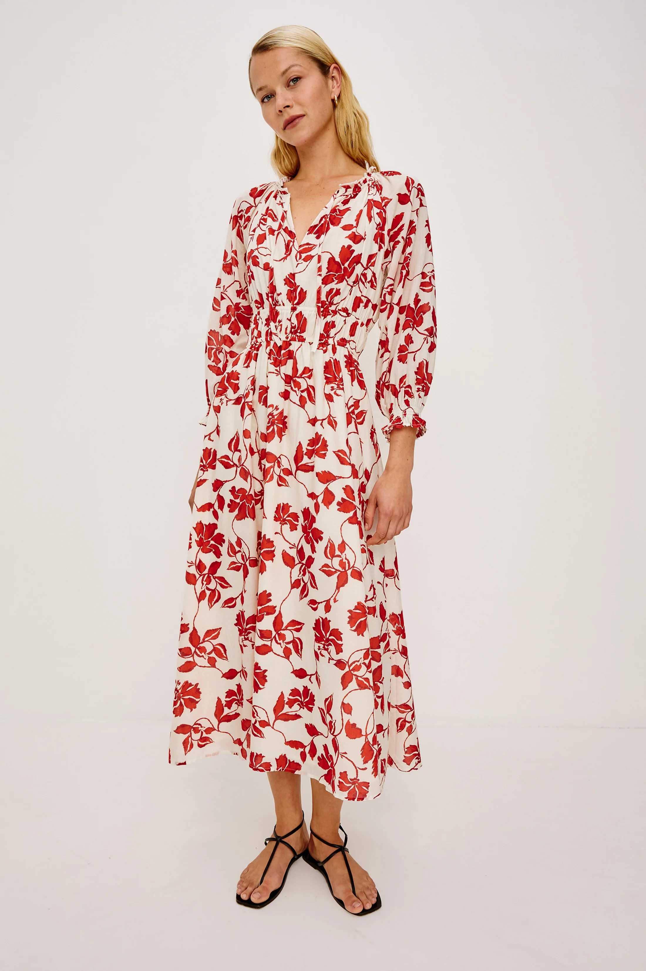 MATIA DRESS - RED JASMINE - Image 3