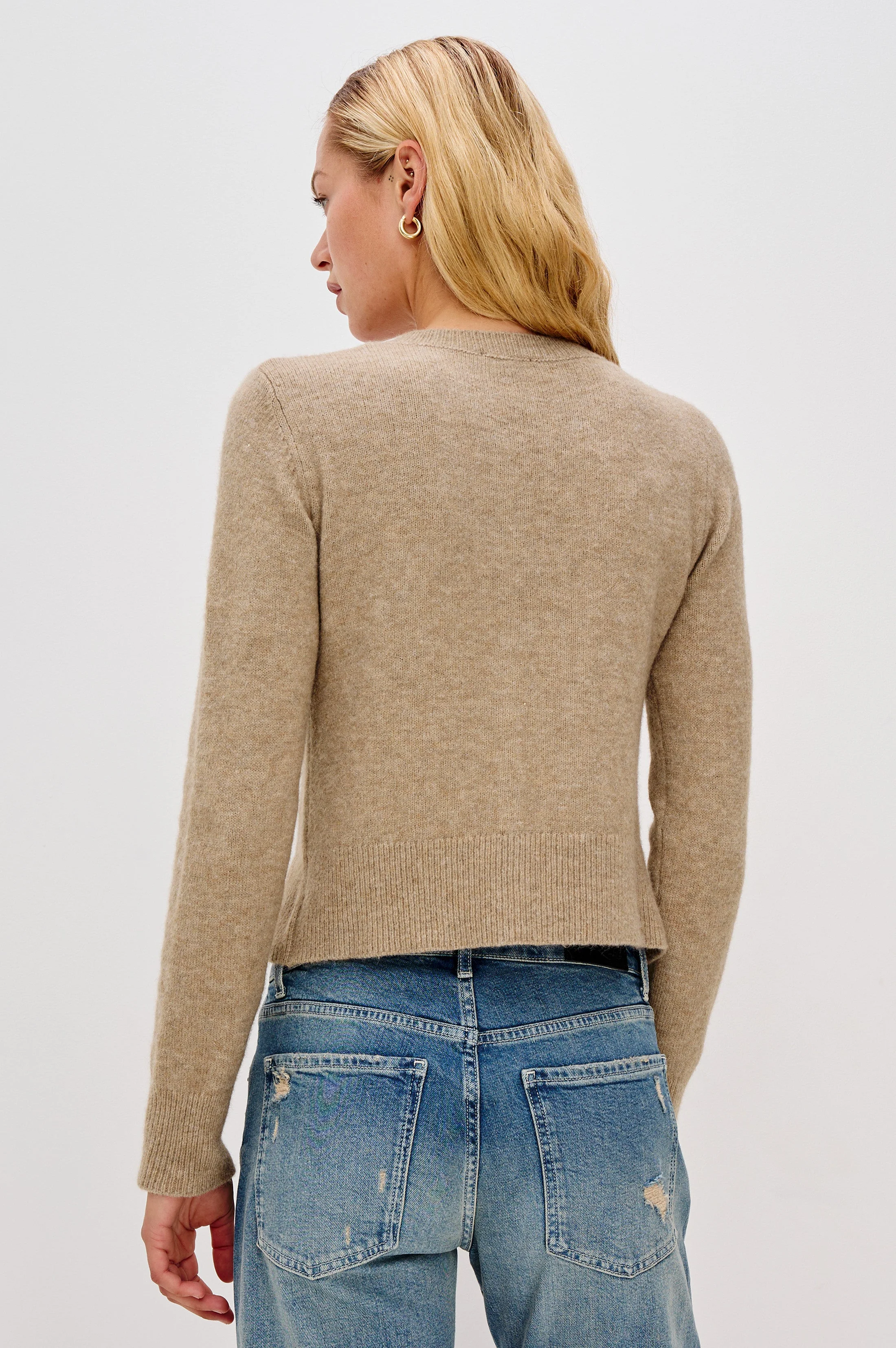 MATILDA CARDIGAN - HEATHER OAT - Image 5