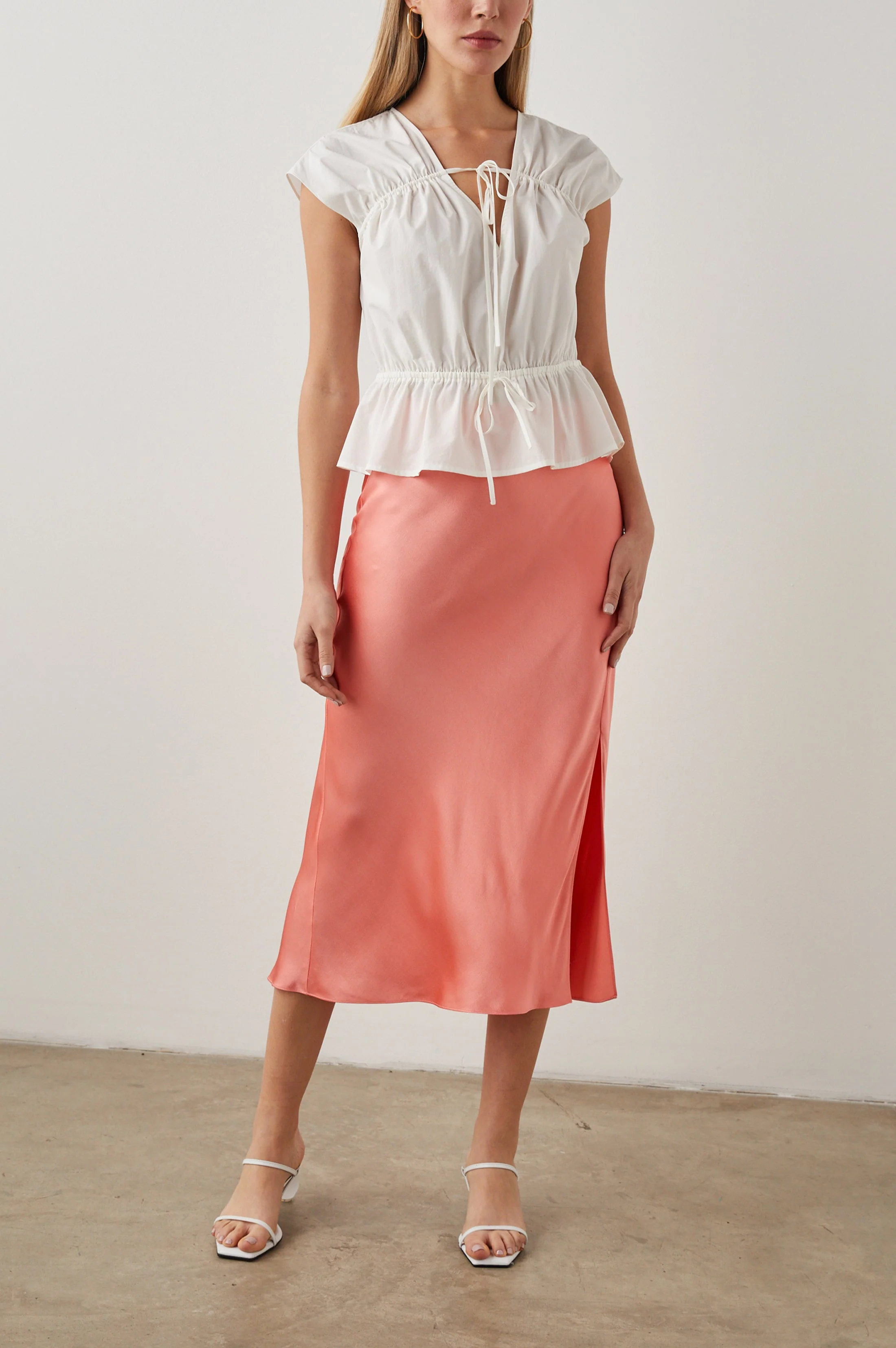 MAYA SKIRT - CORAL - Image 2