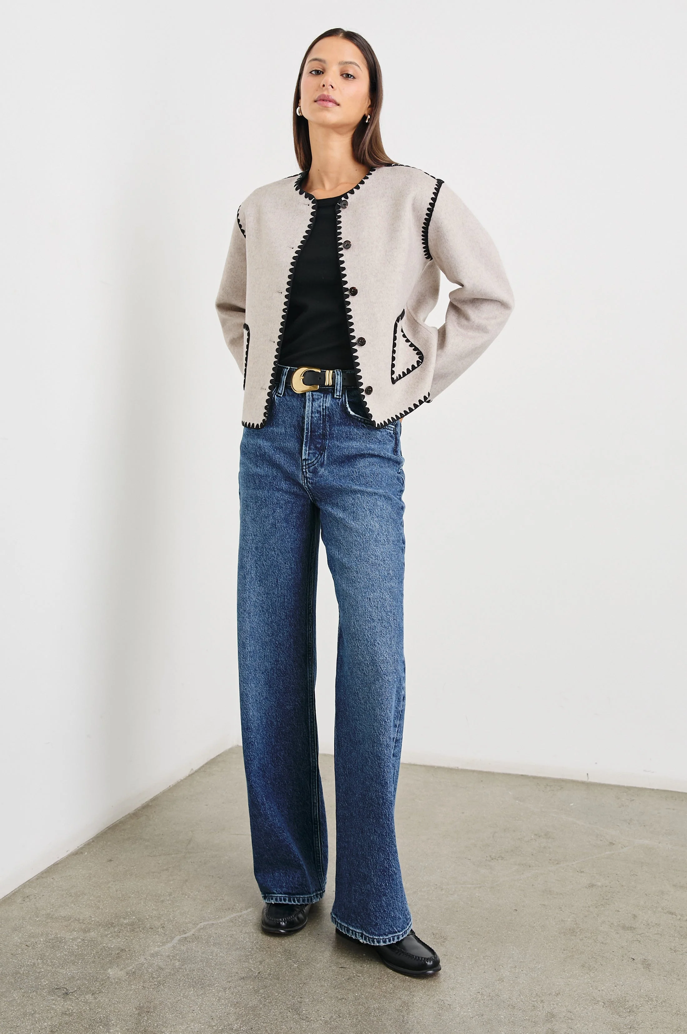 MELANIE JACKET - OATMEAL - Image 4