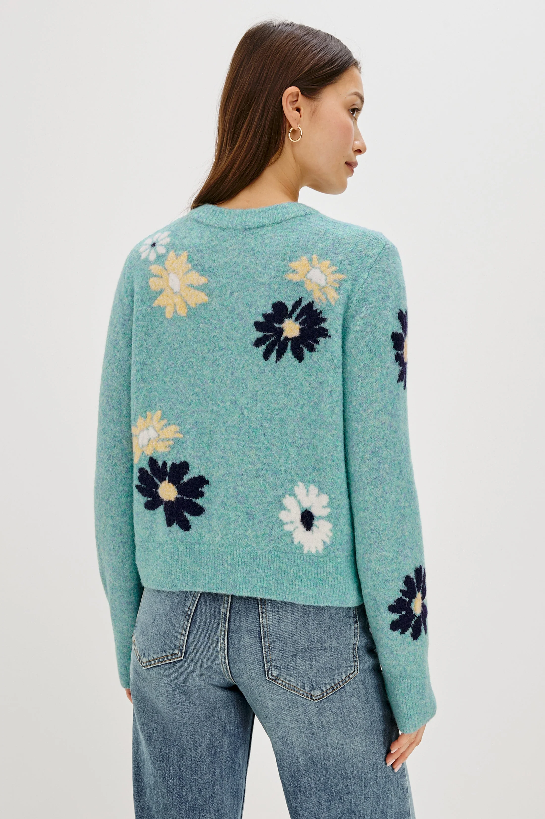 MILLIE CARDIGAN - HEATHER TEAL - Image 5