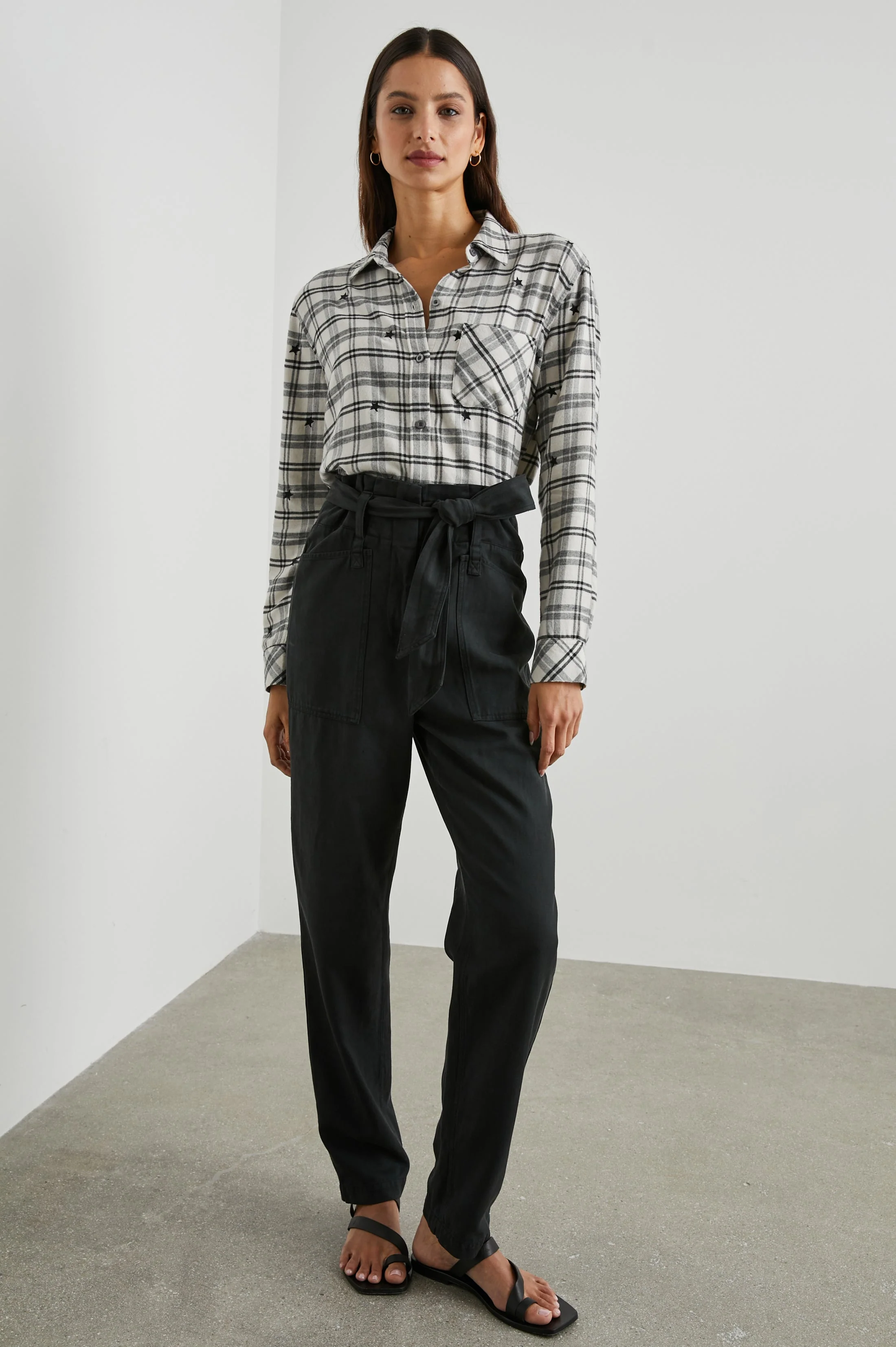 MILO SHIRT - IVORY CHECK STARS - Image 3