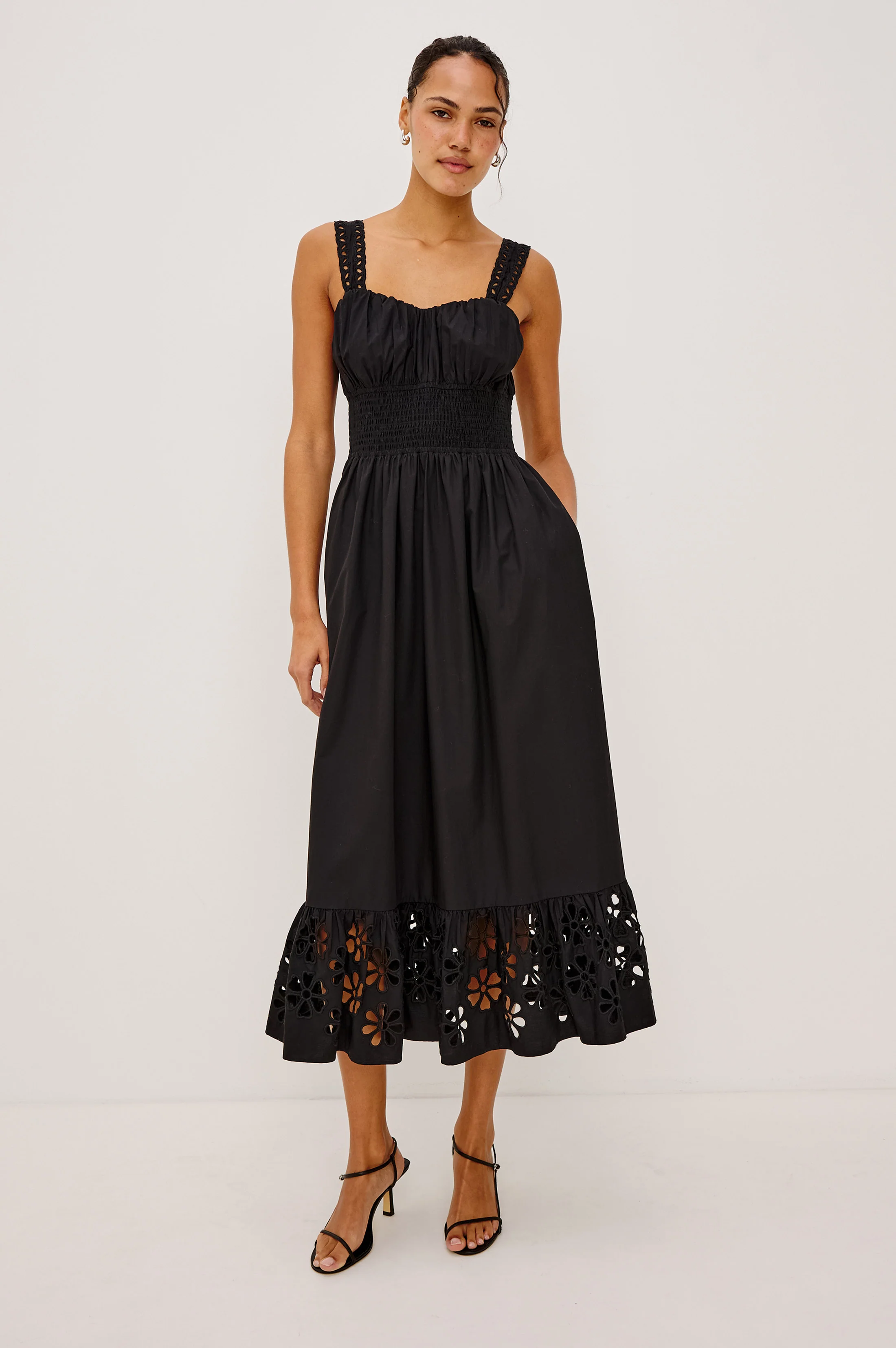 MOIRA DRESS - BLACK - Image 3