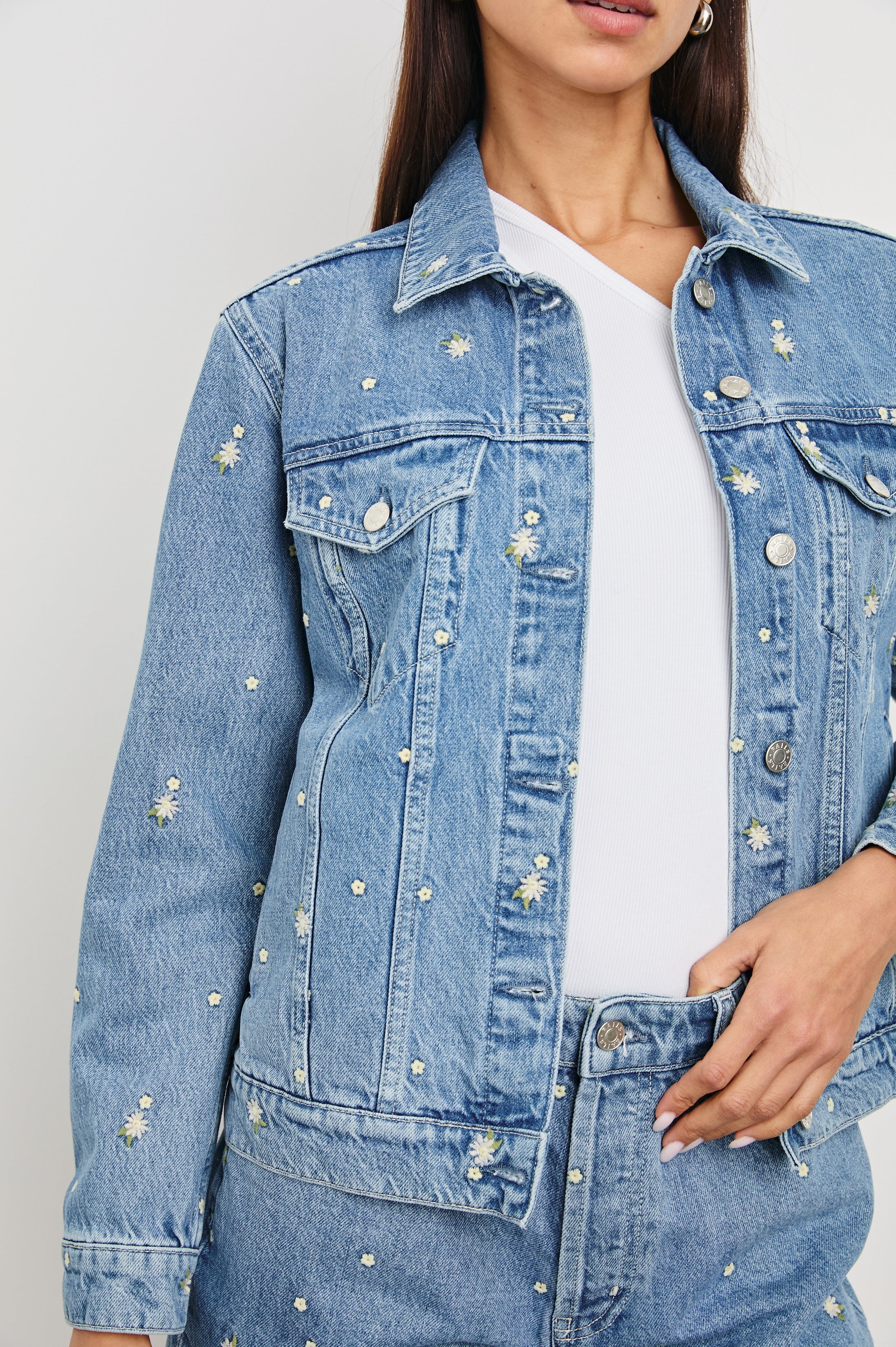 MULHOLLAND JACKET - INDIGO FLORAL - Image 2