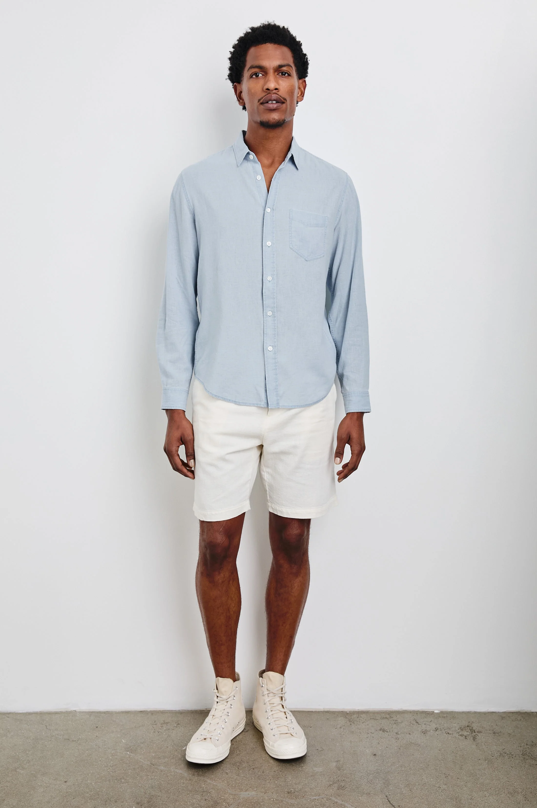 MYKONOS SHIRT - BLUE LAGOON - Image 3