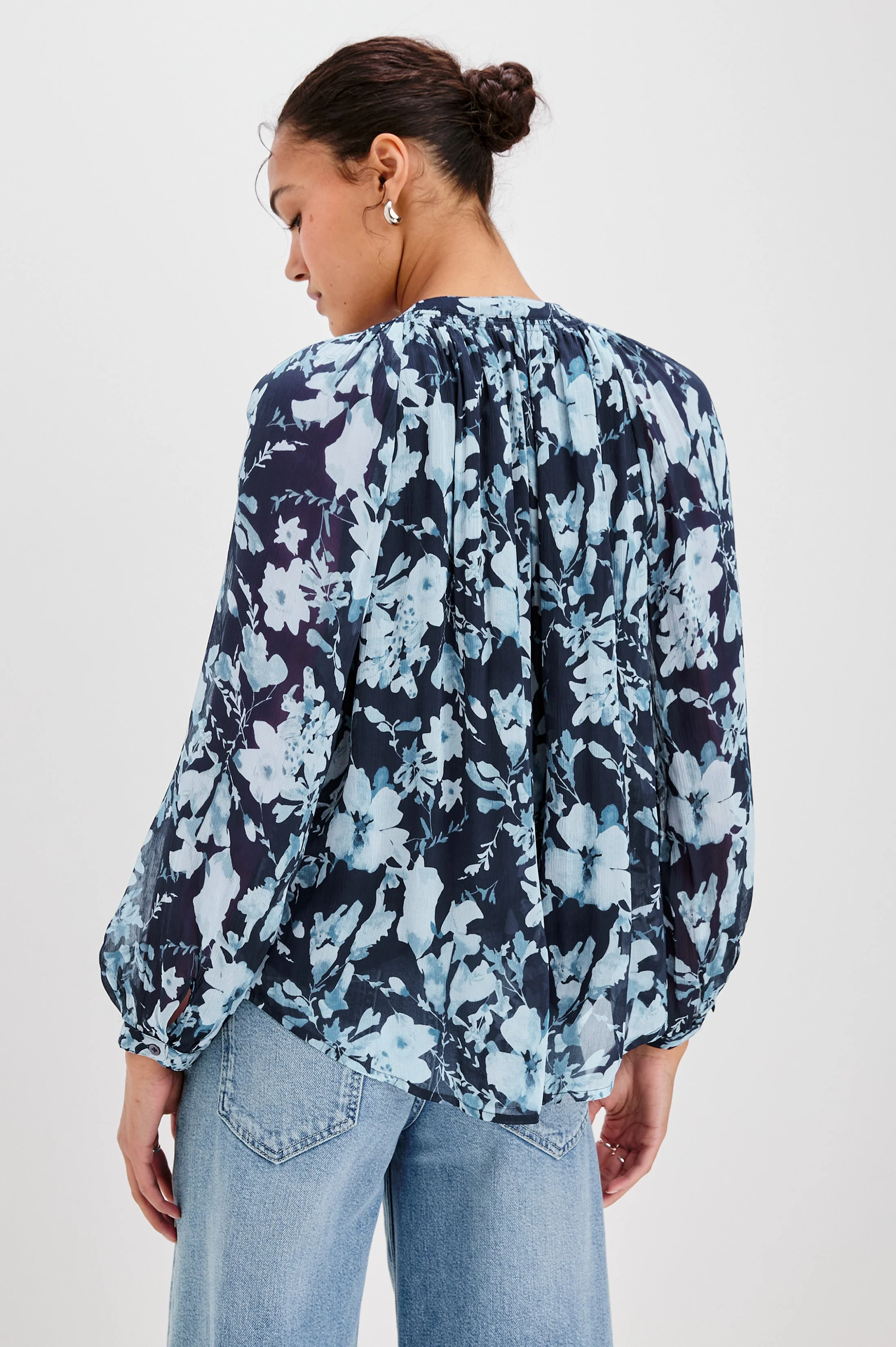 NESSIE TOP - INDIGO BLOSSOMS - Image 6