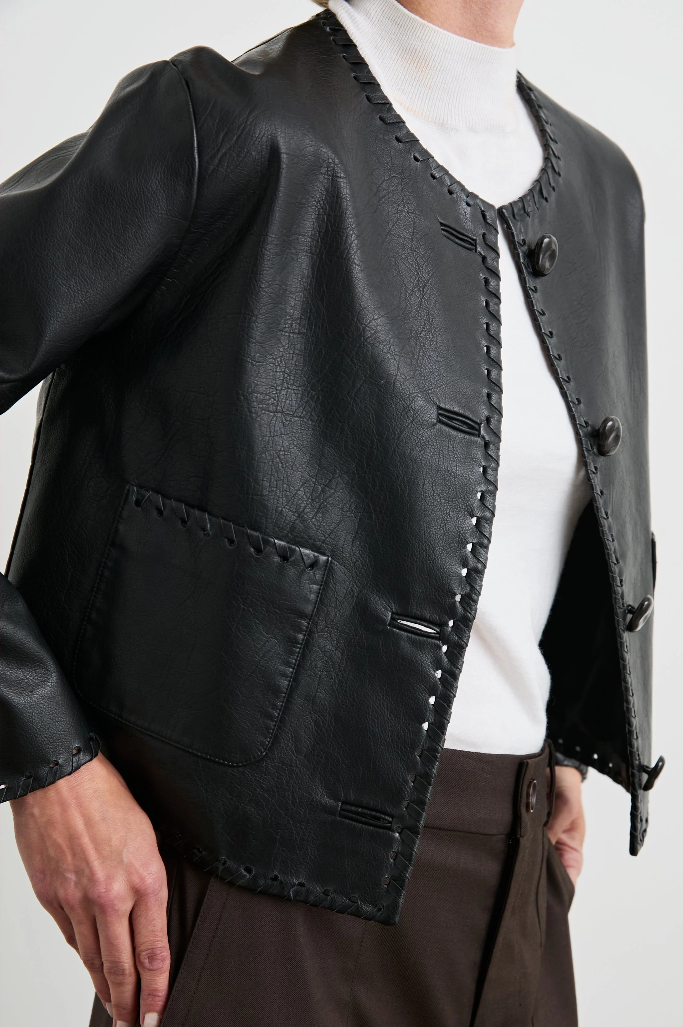 NEVINA JACKET - BLACK - Image 2