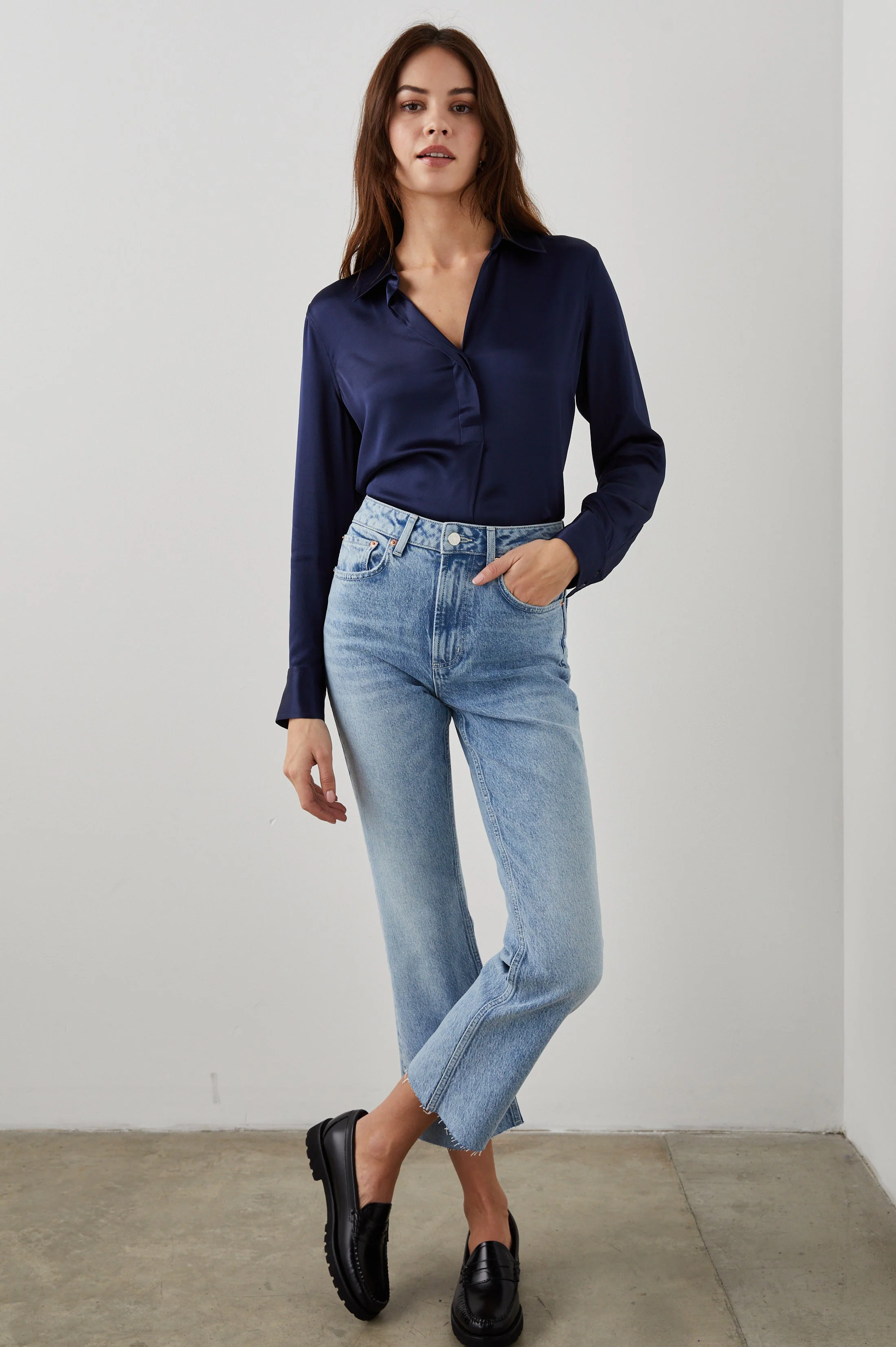 NISSA TOP - NAVY - Image 3