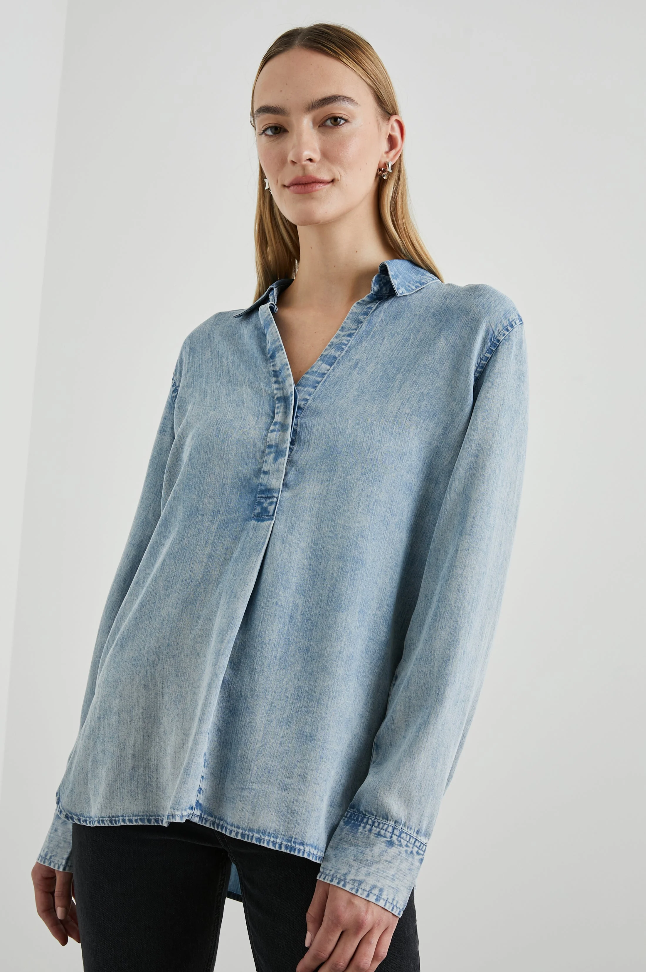 NISSA TOP - VINTAGE CLOUD WASH