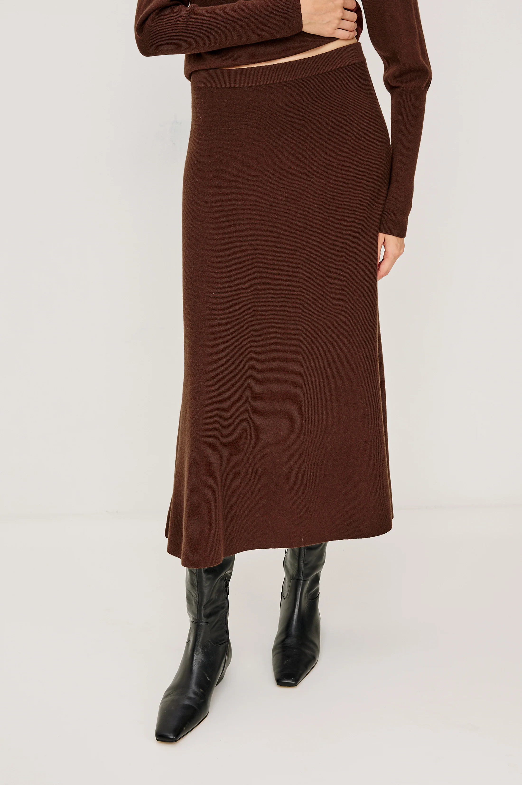 ODITA SKIRT - BORDEAUX