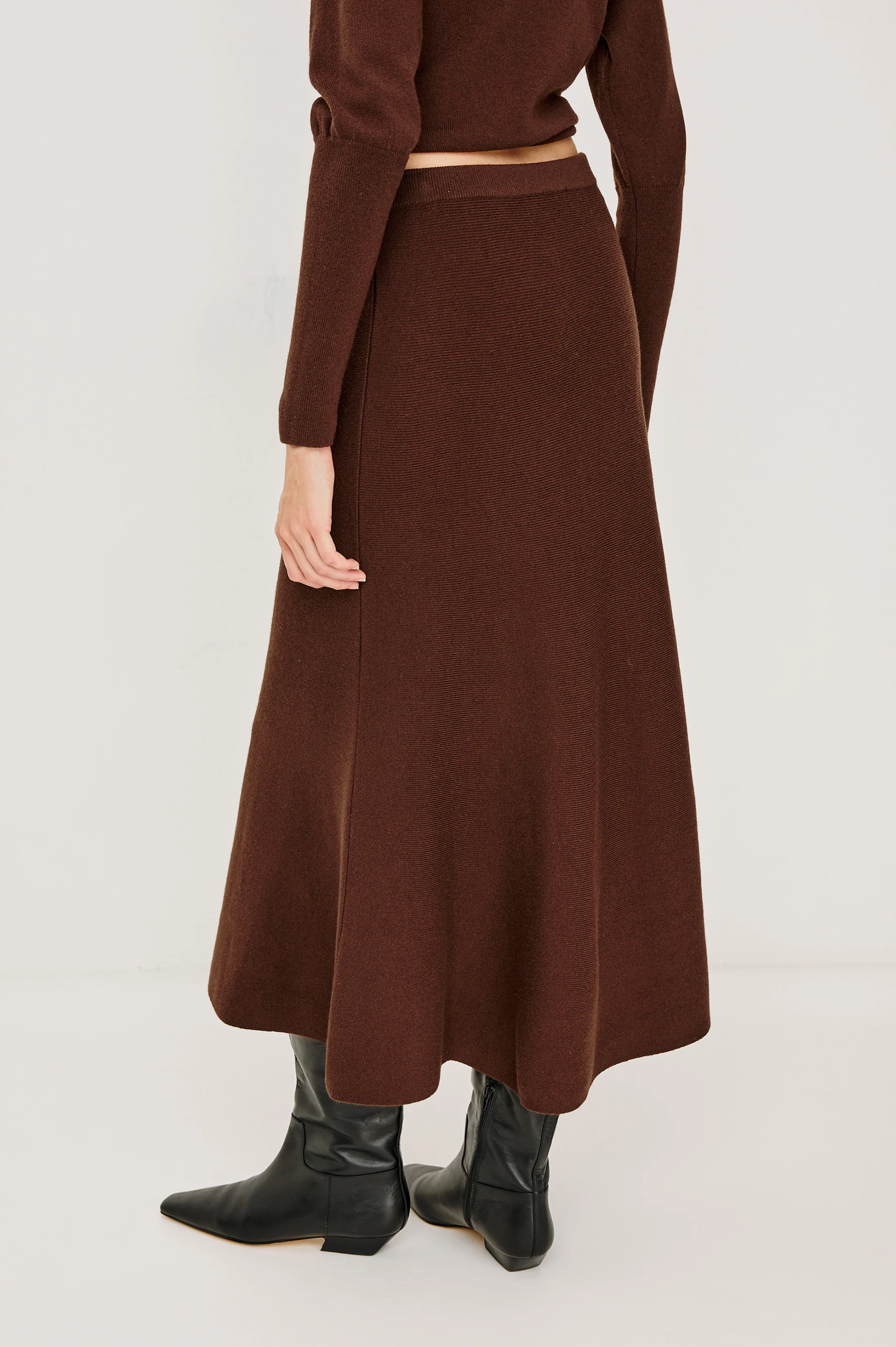 ODITA SKIRT - BORDEAUX - Image 5
