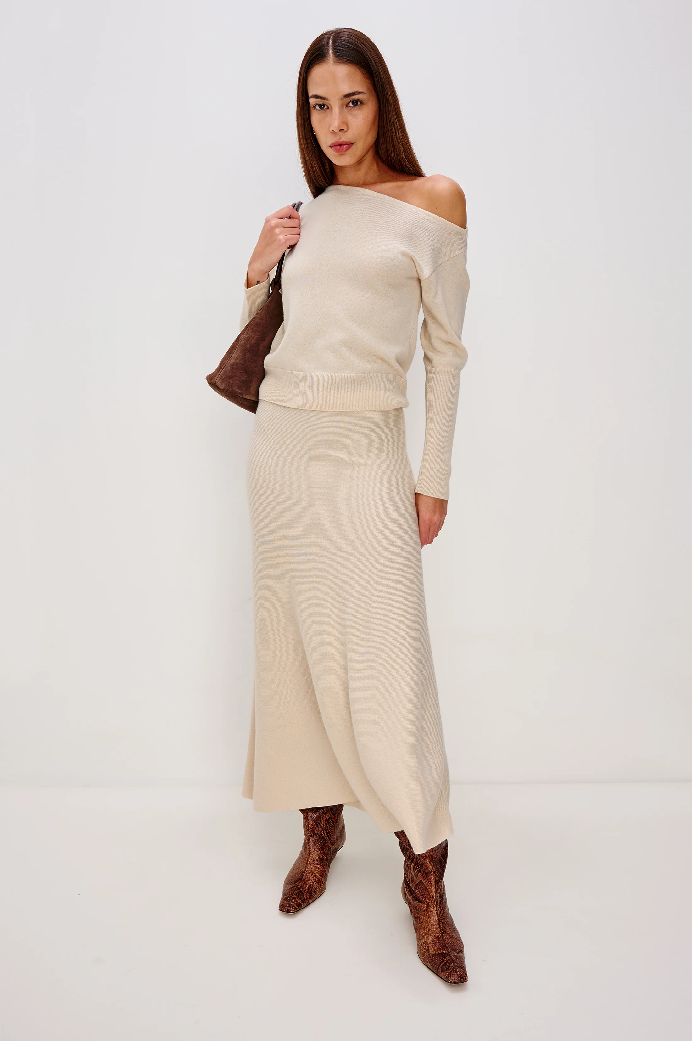ODITA SKIRT - IVORY - Image 4