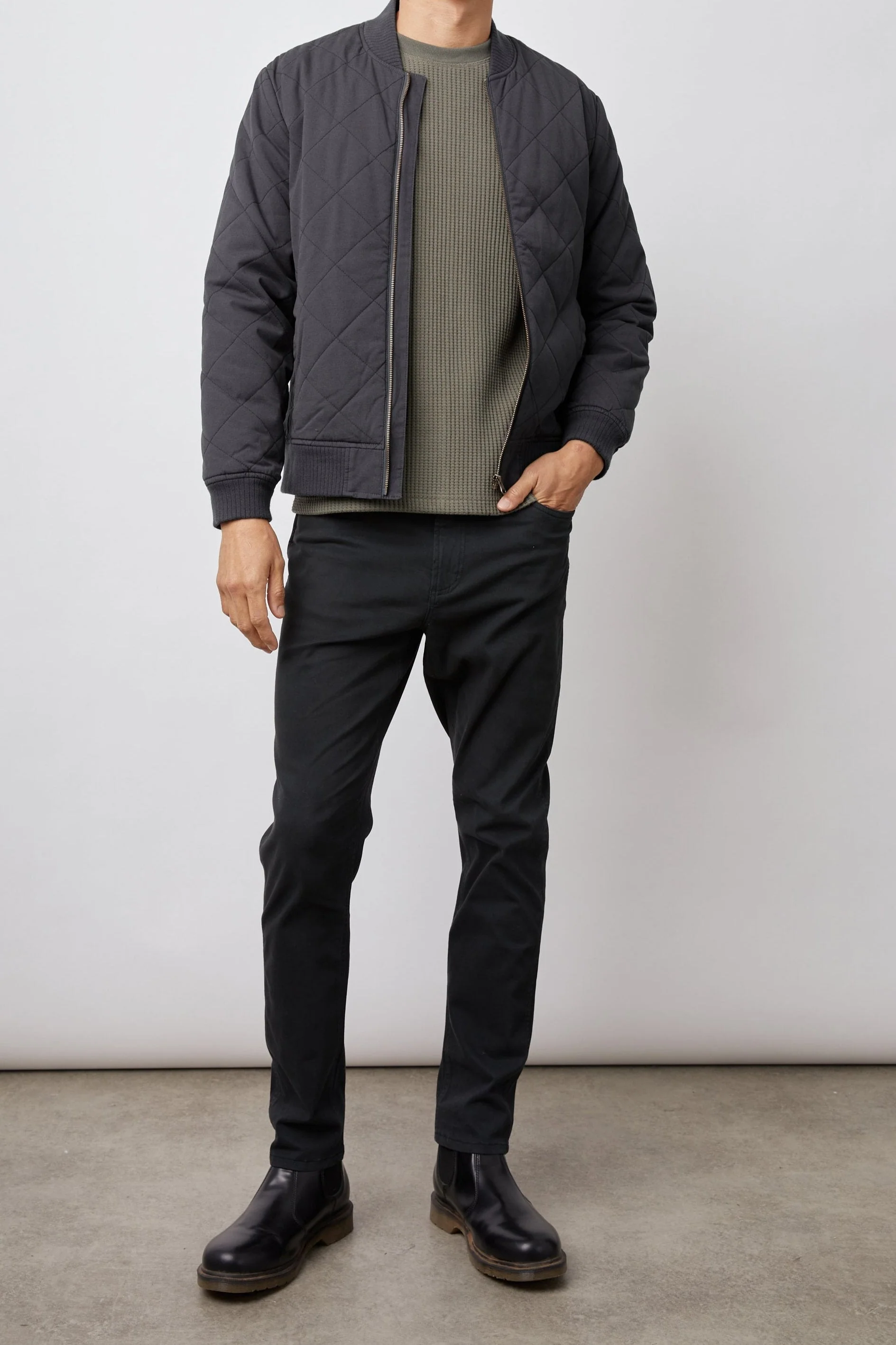 PENINSULA JACKET - WASHED BLACK - Image 2