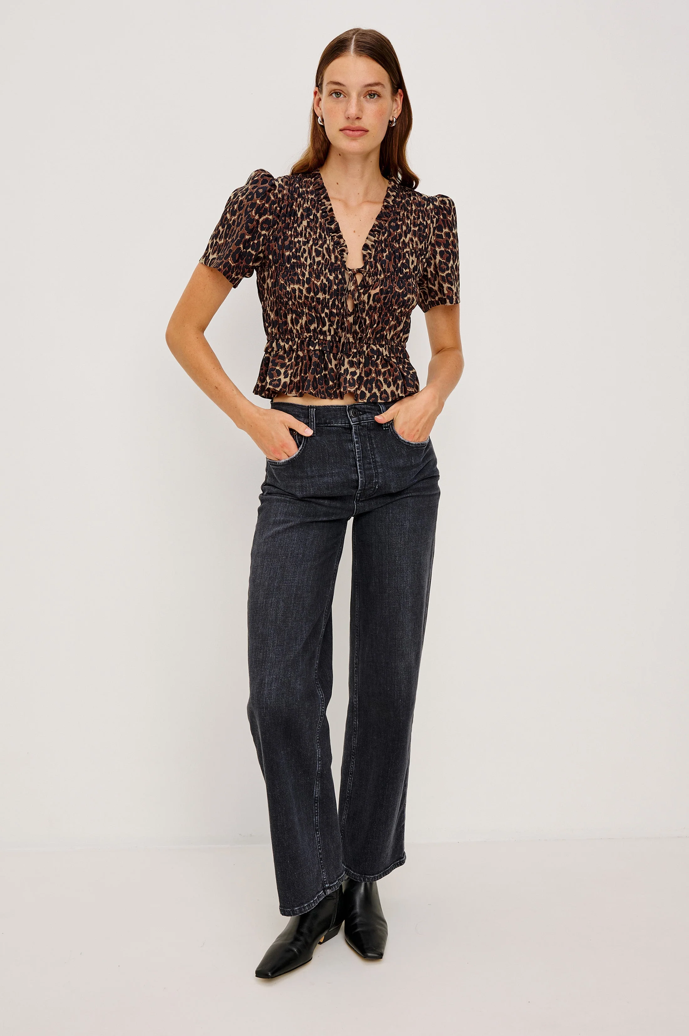 PORTIA TOP - BROWN NALA - Image 4