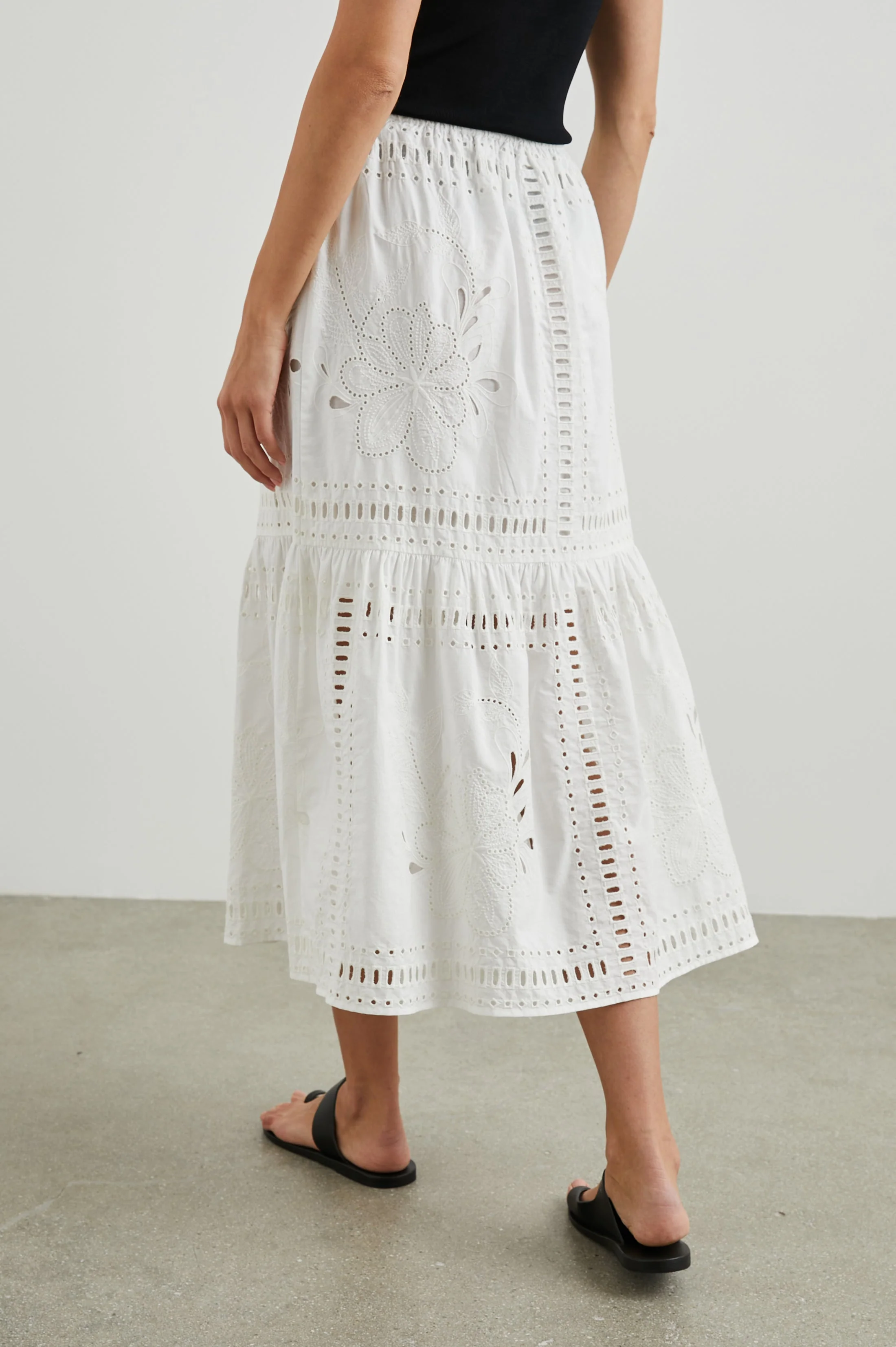 PRINA SKIRT - WHITE - Image 4