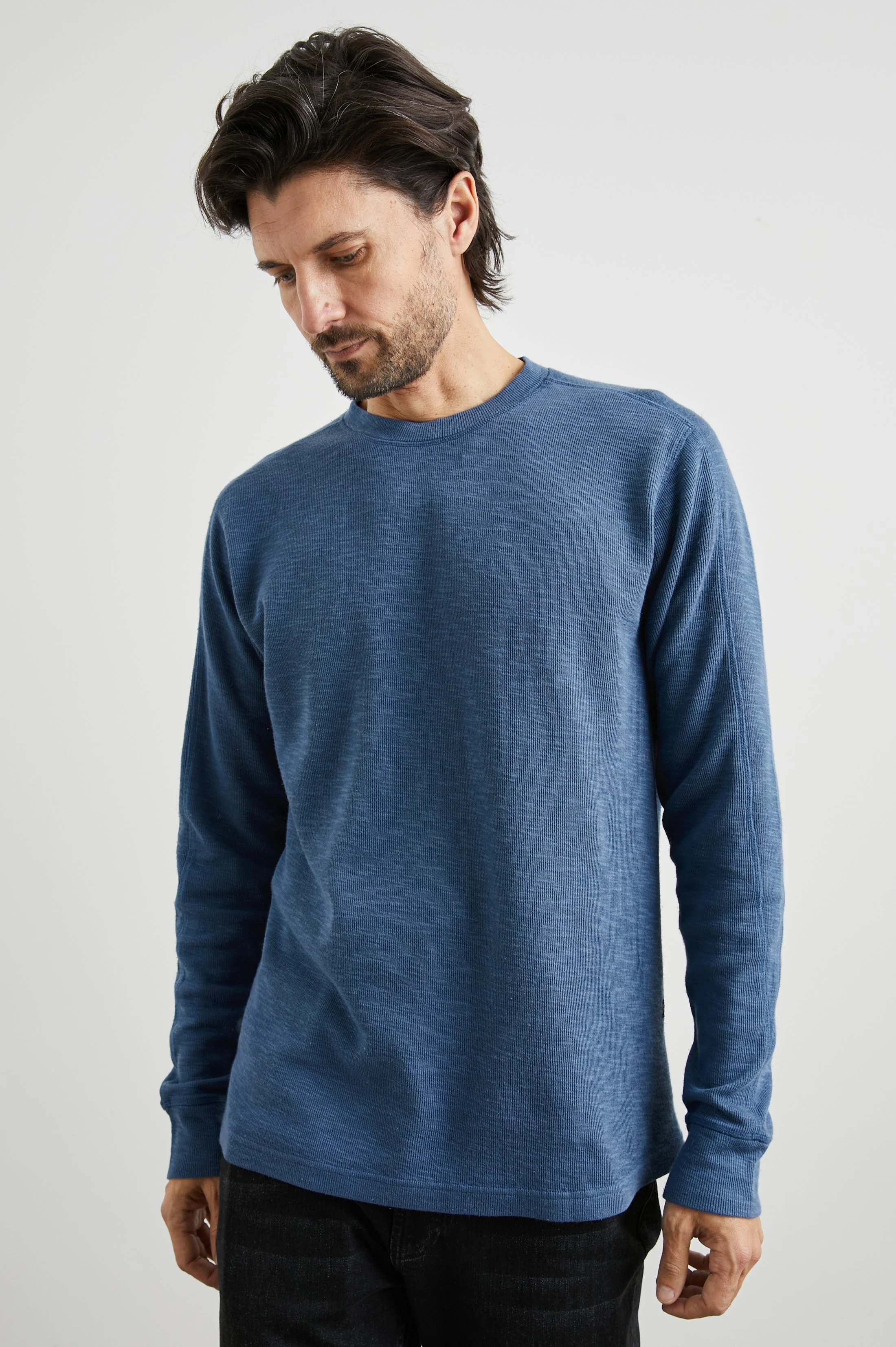RHEESE LONG SLEEVE TEE - STEEL - Image 3