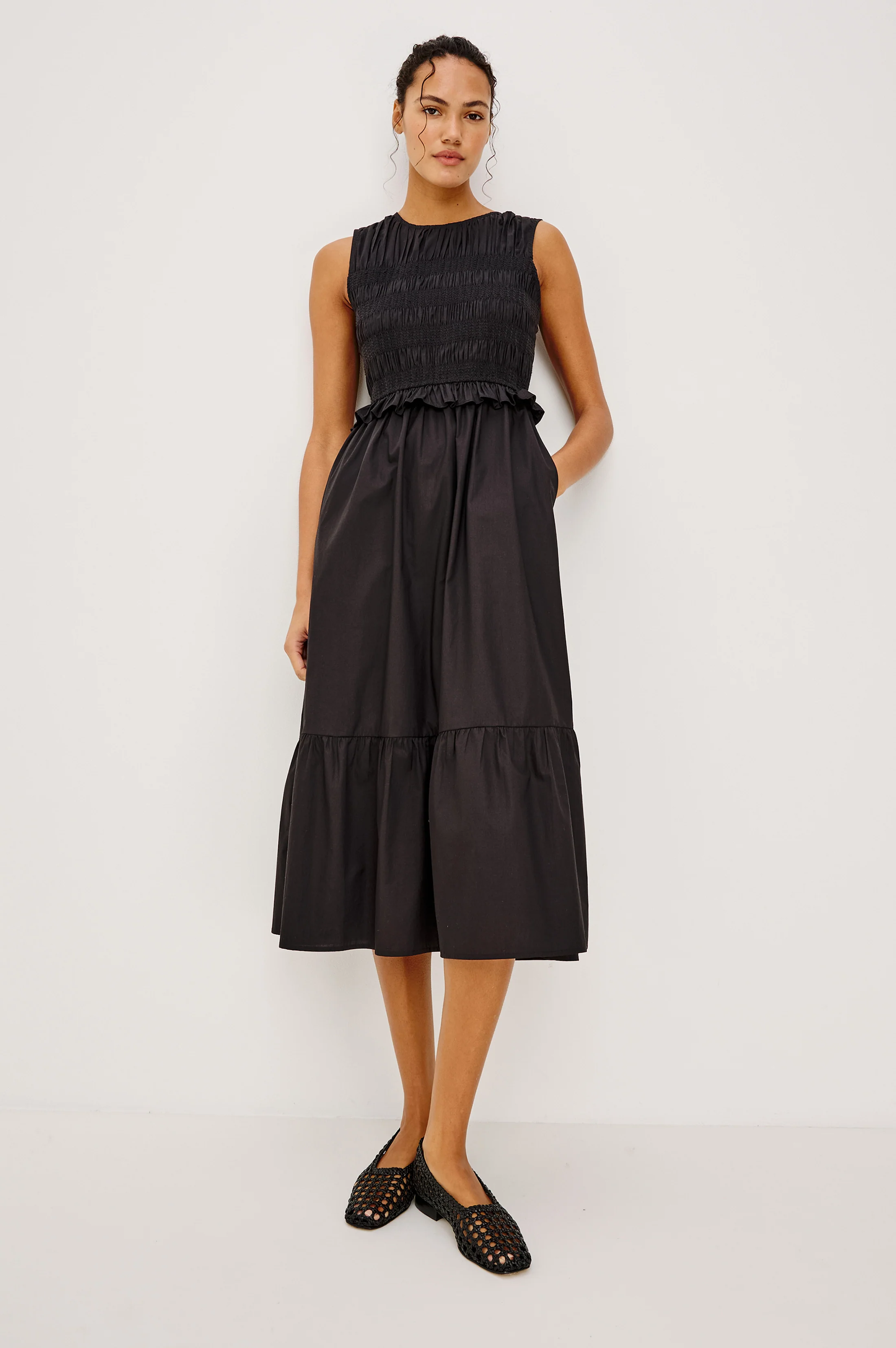 RIALTO DRESS - BLACK - Image 3