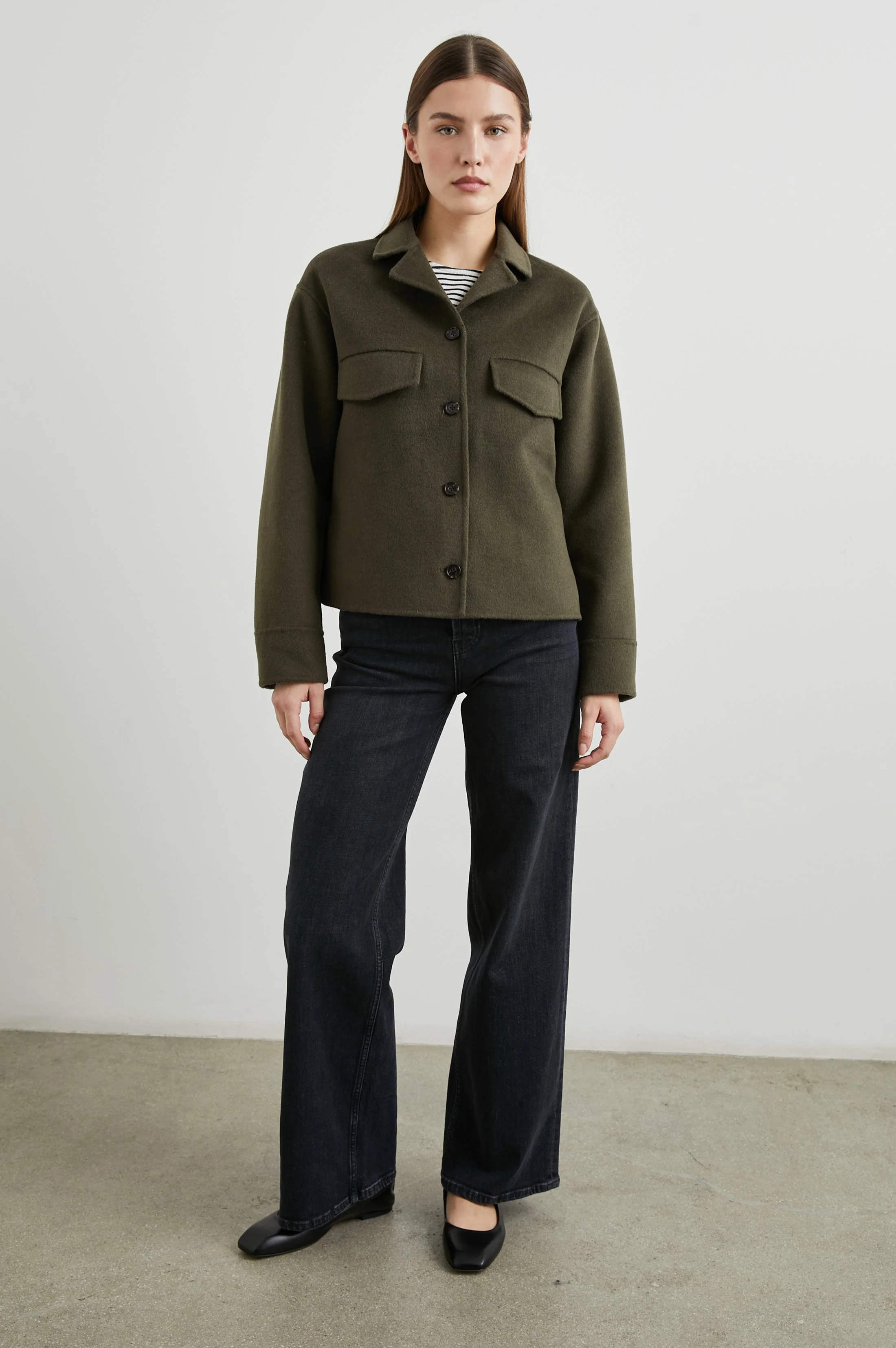 RILEY JACKET - OLIVE - Image 3