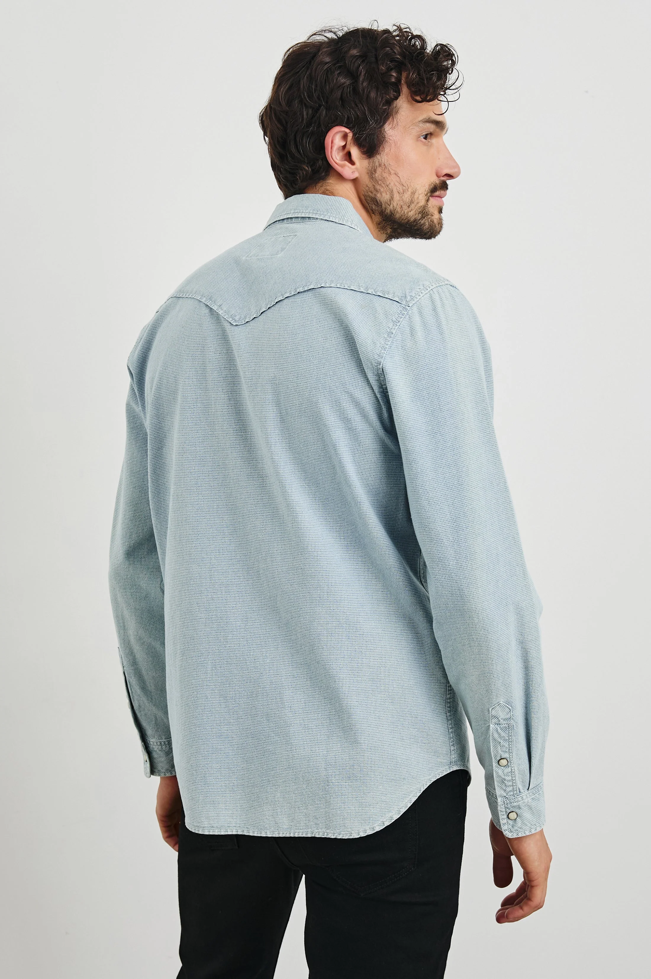 ROY SHIRT - SUNFADED INDIGO - Image 5
